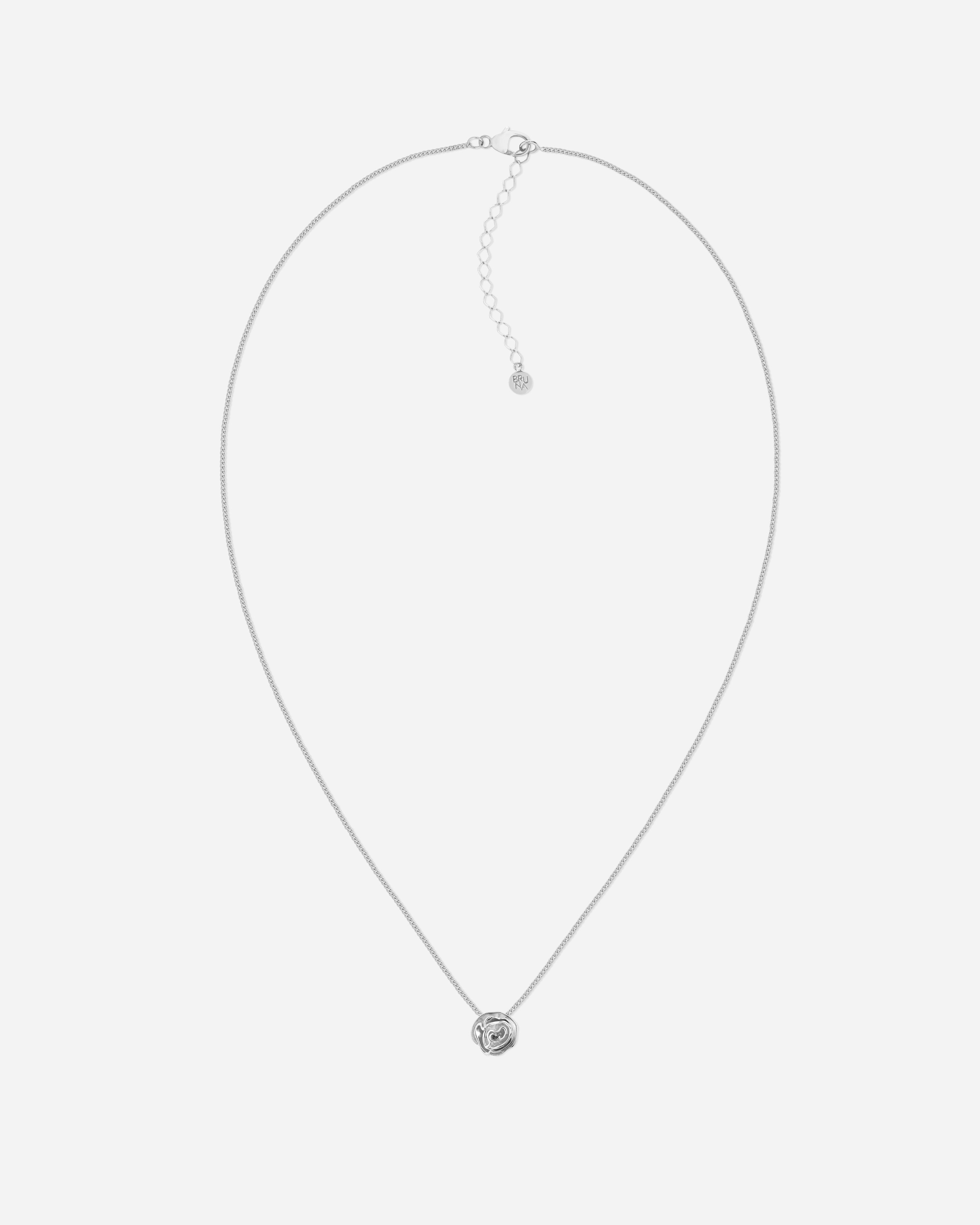 BRUNA The Label Necklace 925 Sterling Silber Eau Rose Necklace