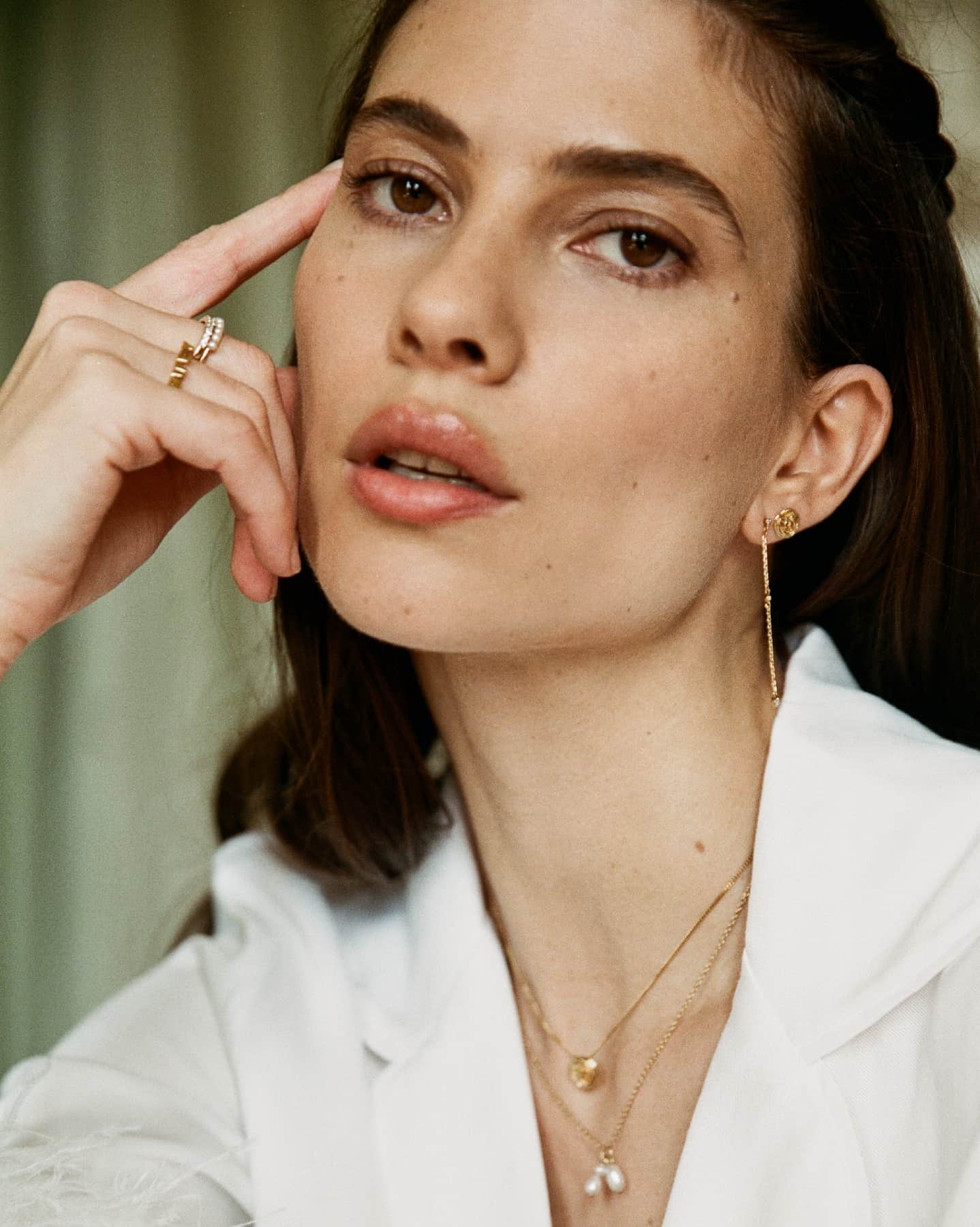 BRUNA The Label Earrings Eau Rose Studs