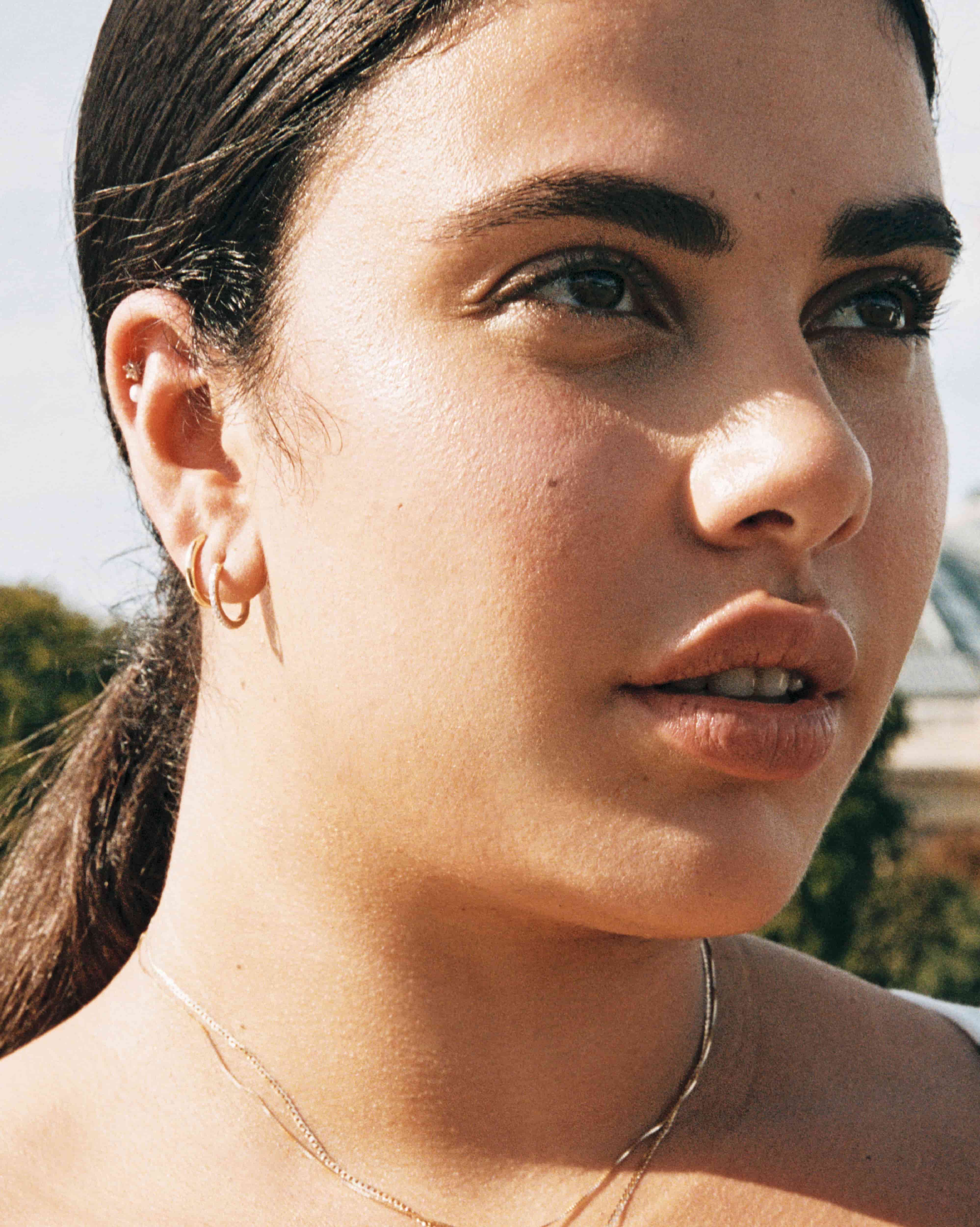 Bruna The Label Piercing 14k Massivgold / Laborgezüchtete Diamanten Etoile Threaded Stud