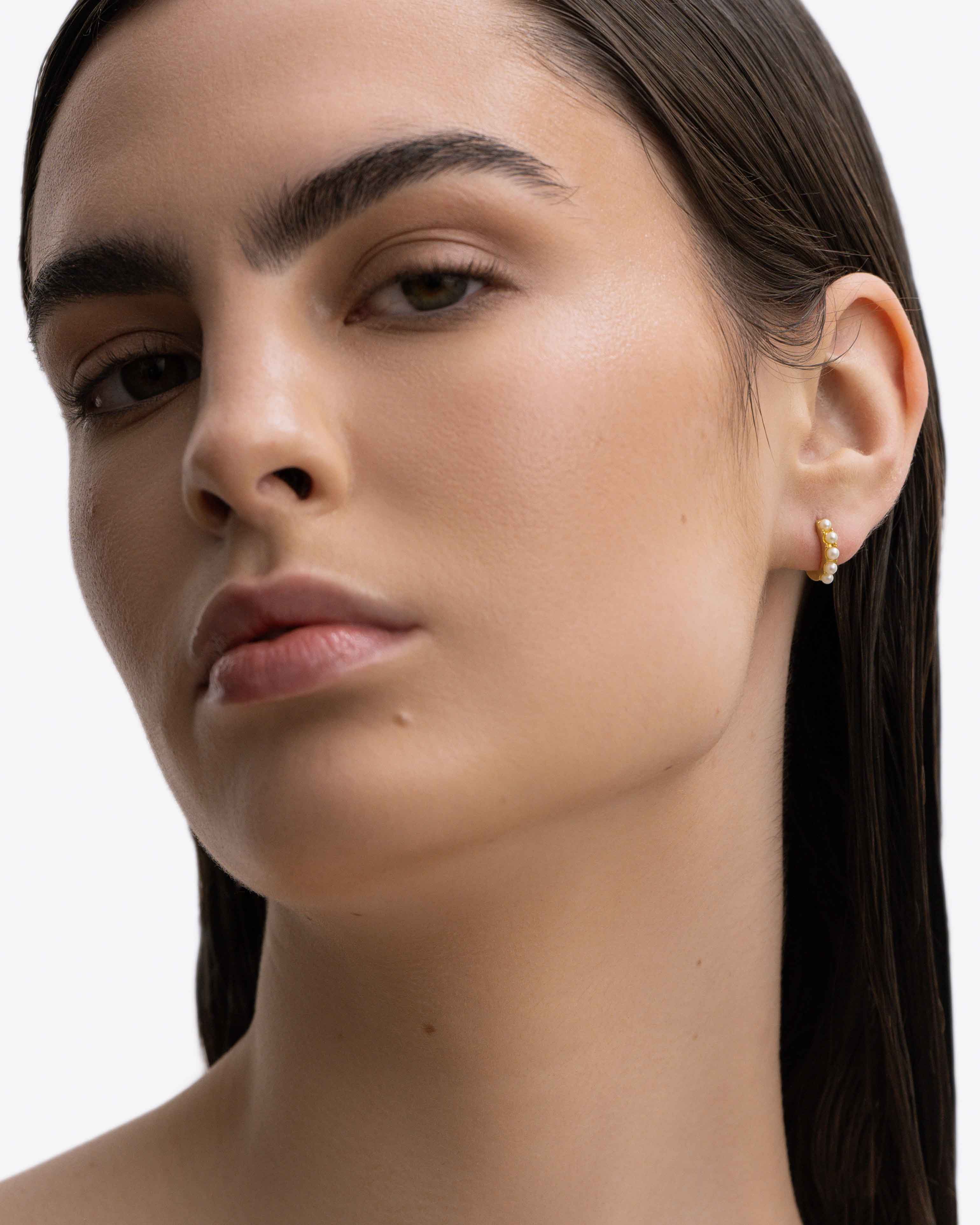 BRUNA The Label Earrings Faraglioni Small Hoops