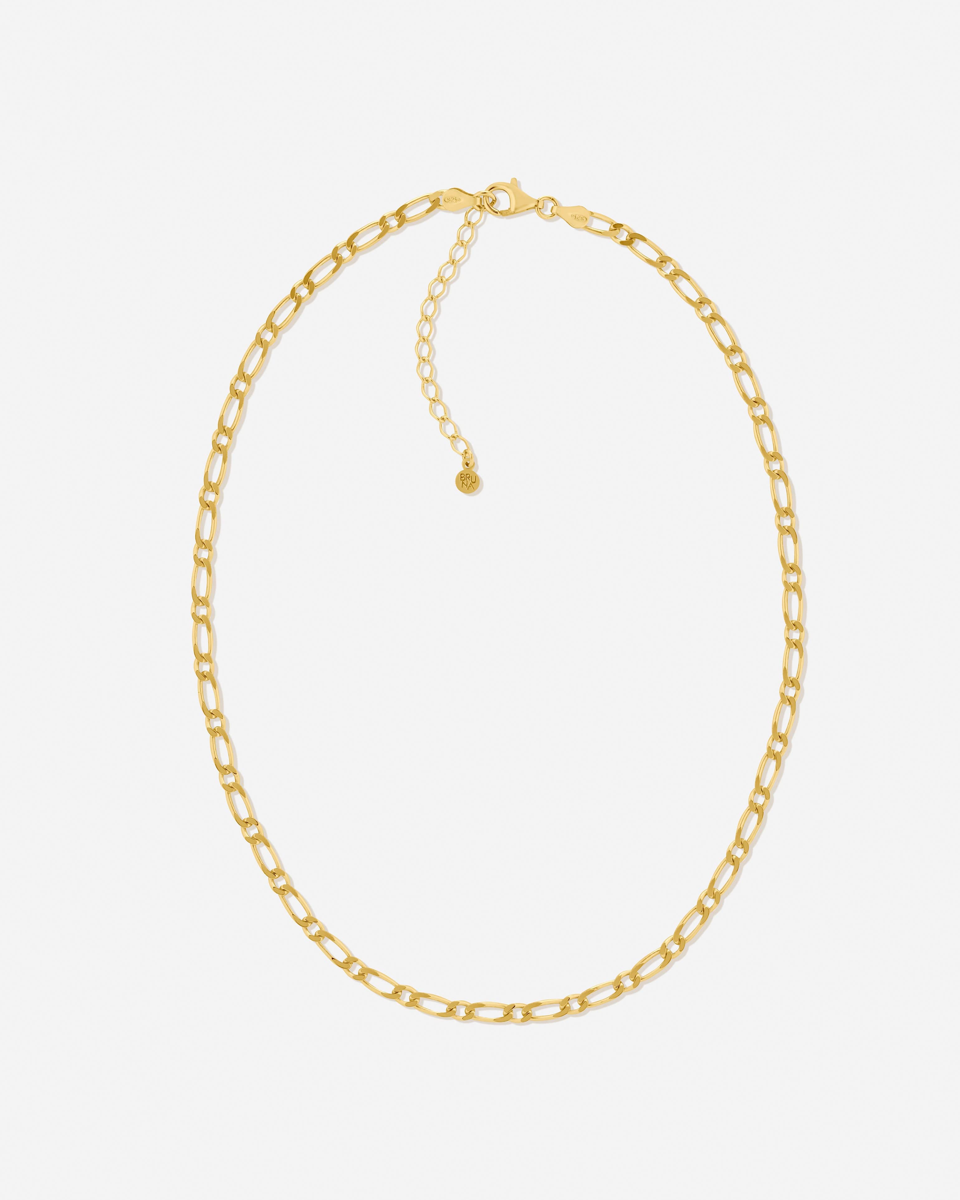 Bruna The Label Necklace 18k Gold Vermeil / No Gems Girona Necklace