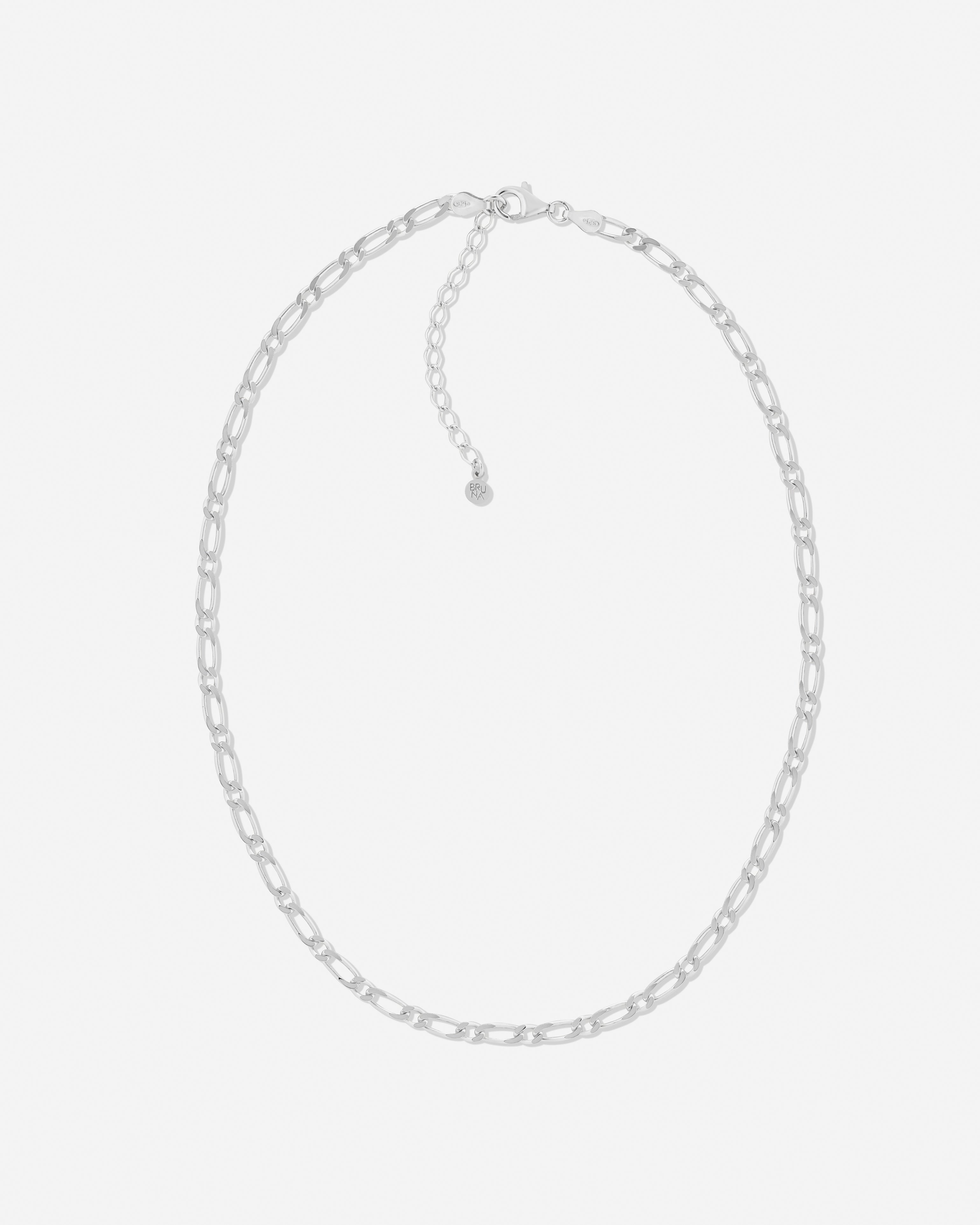 Bruna The Label Necklace 925 Sterling Silber / No Gems Girona Necklace