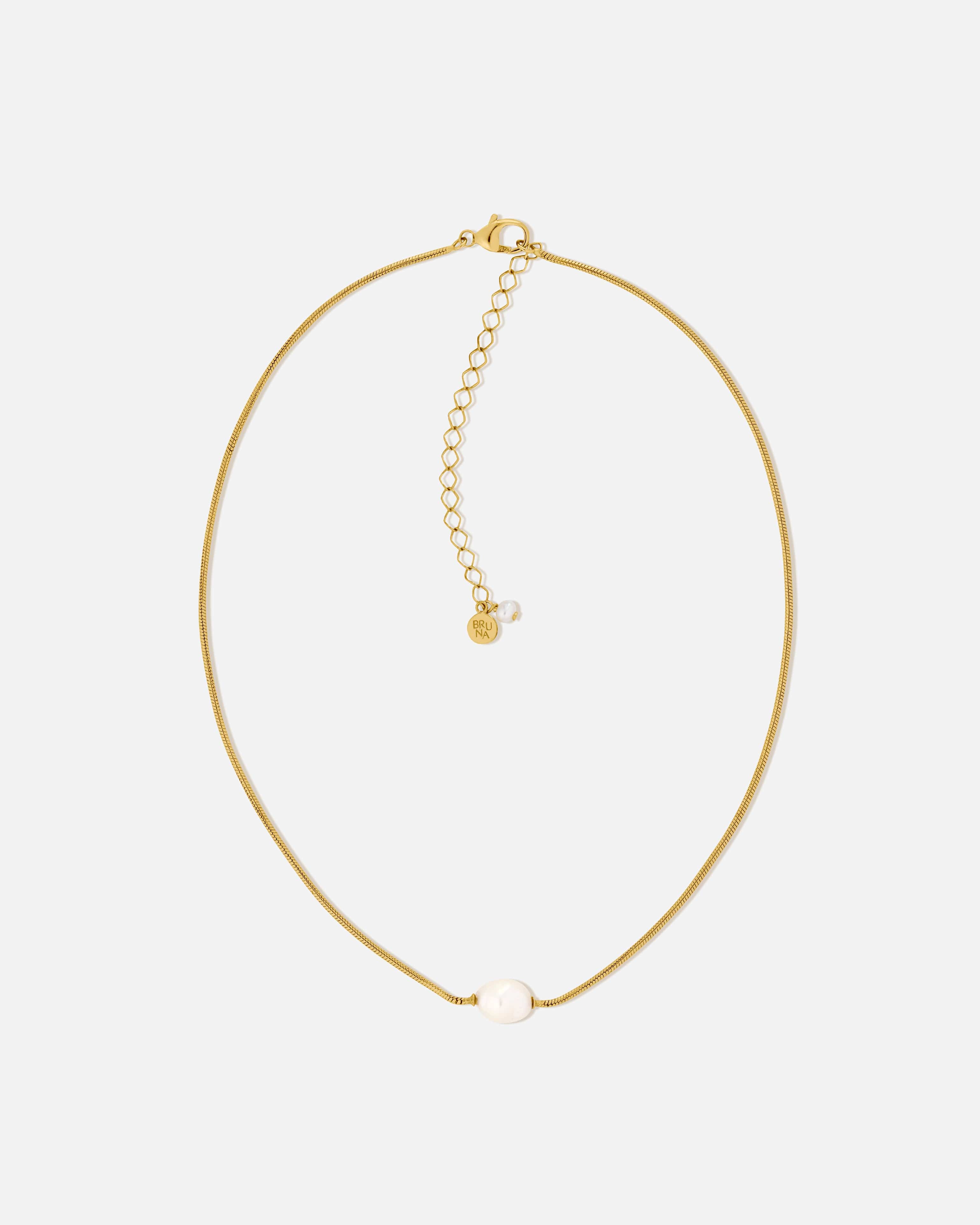 BRUNA The Label Necklace 18k Gold Vermeil La Gioia Choker