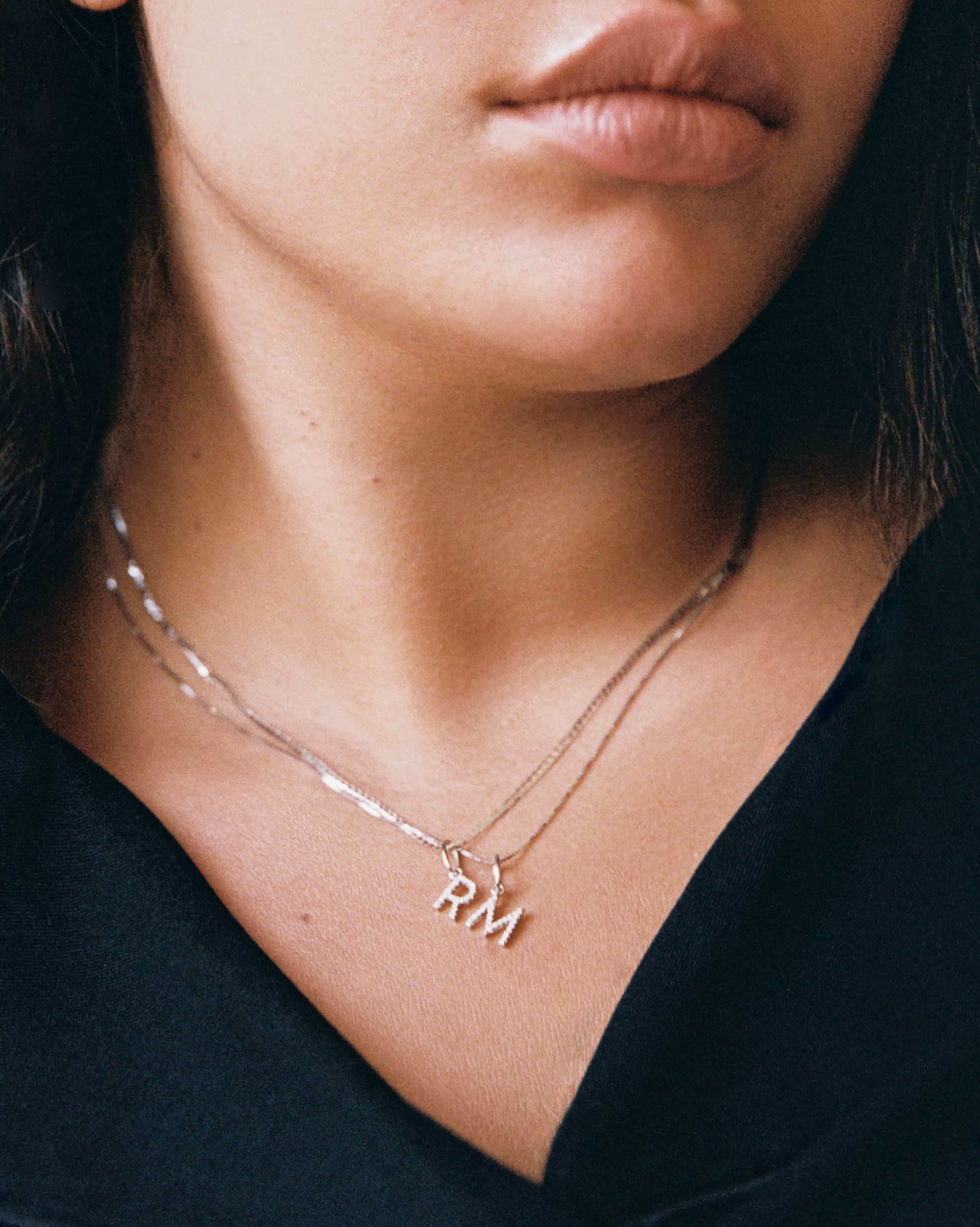 BRUNA The Label Charm Lab-Grown Diamond Letter Charm