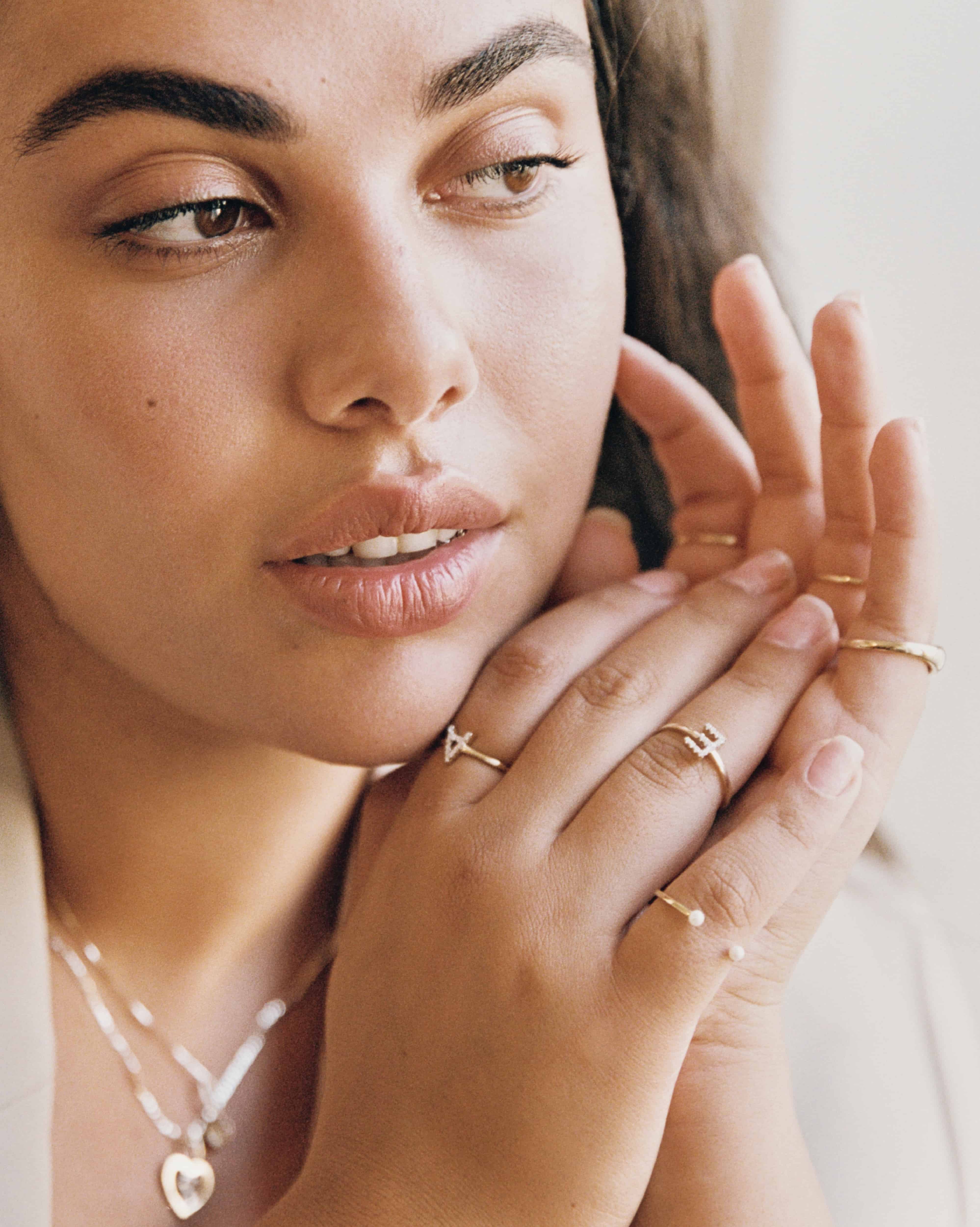 BRUNA The Label Ring Lab-Grown Diamond Letter Ring