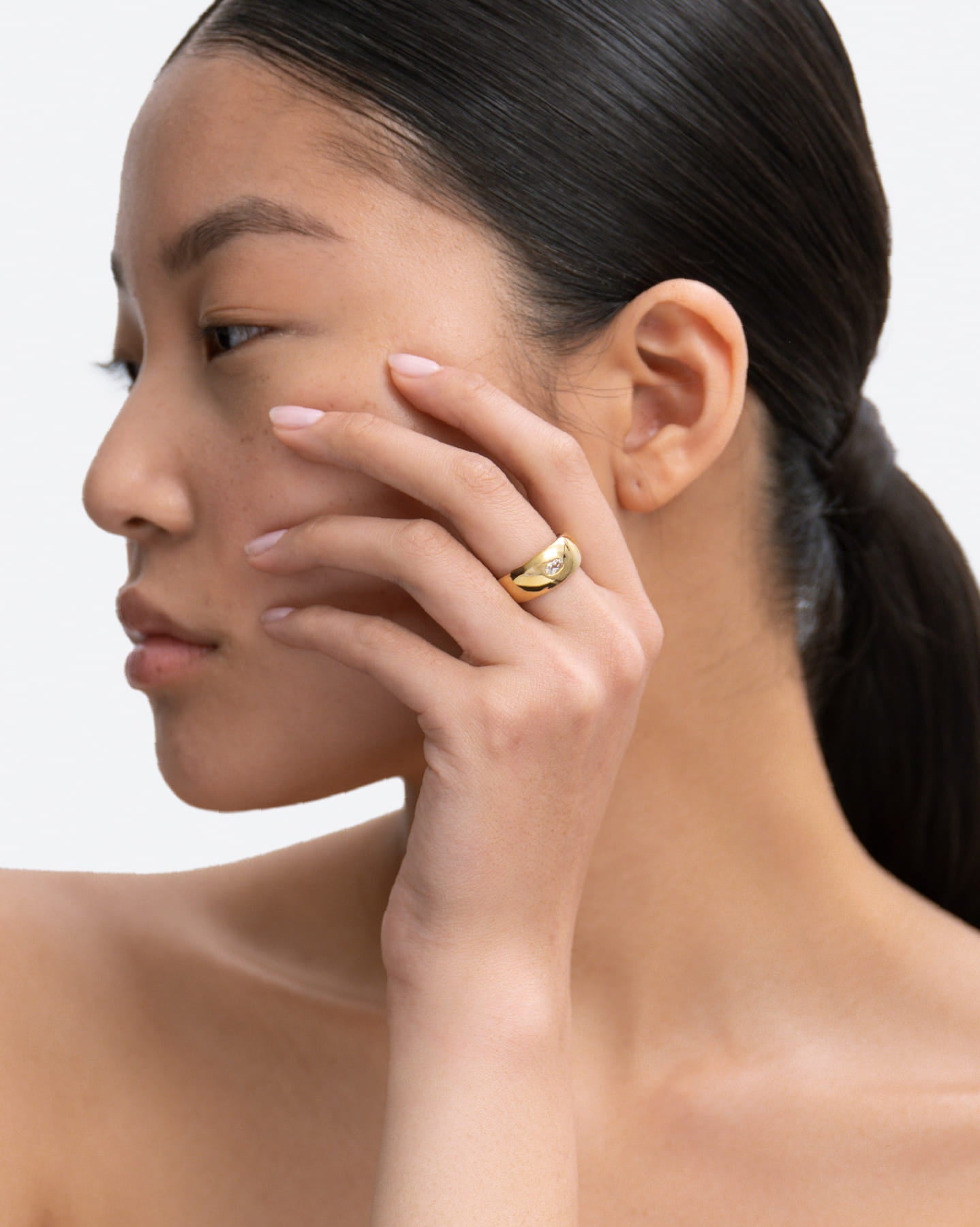 BRUNA The Label Ring Lazio Topaz Ring