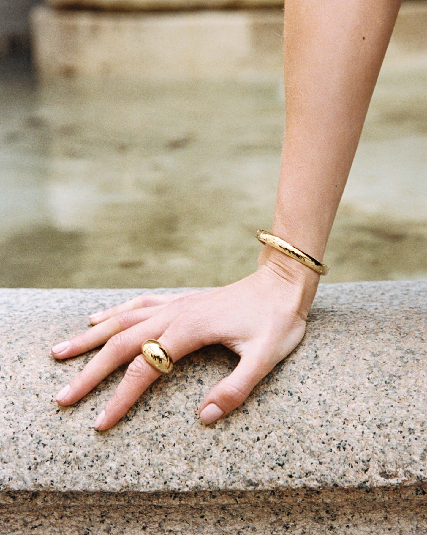 BRUNA The Label Bracelet Liguria Logo Cuff Bracelet
