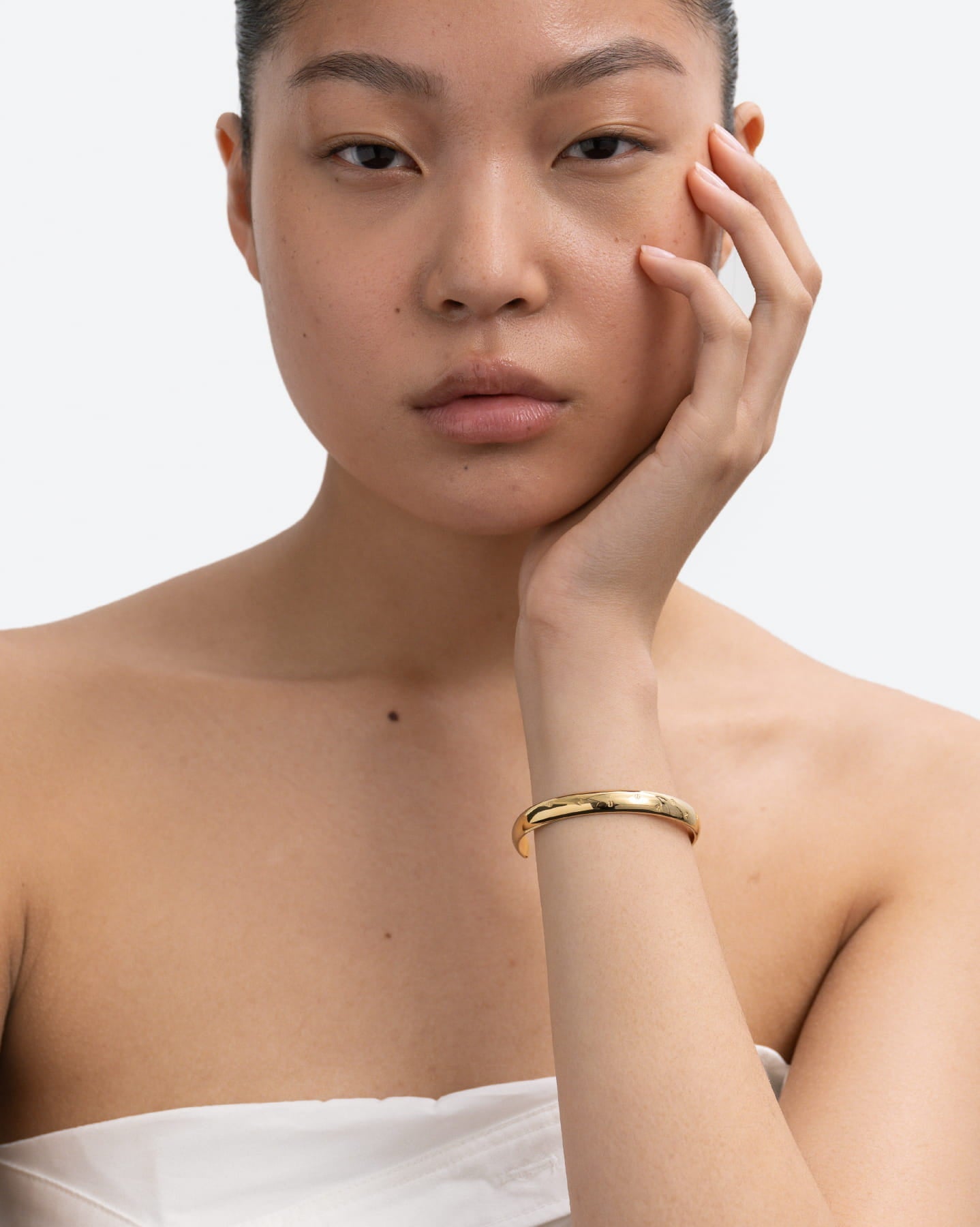 BRUNA The Label Bracelet Liguria Logo Cuff Bracelet