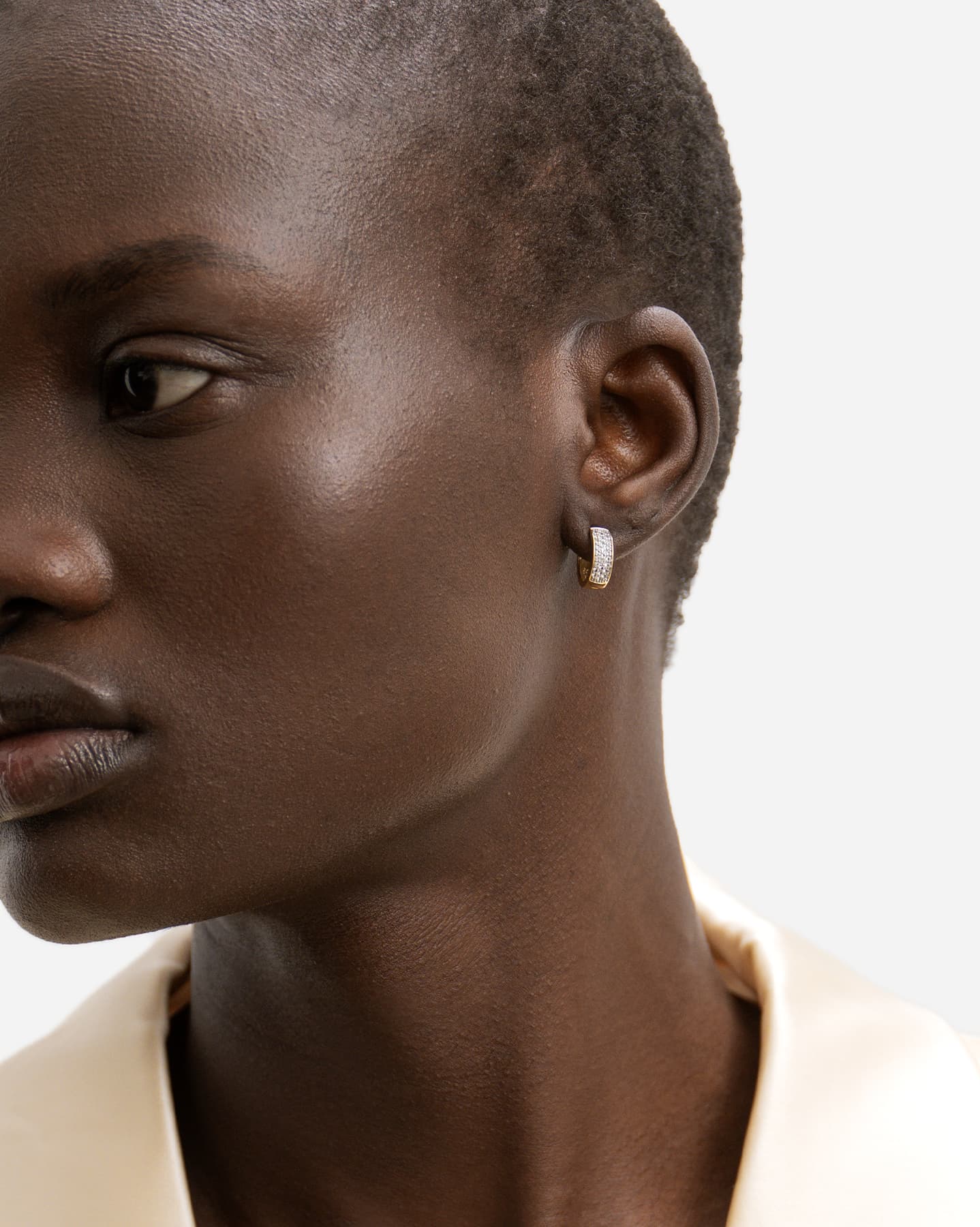 BRUNA The Label Earrings Lourdes Small Hoops