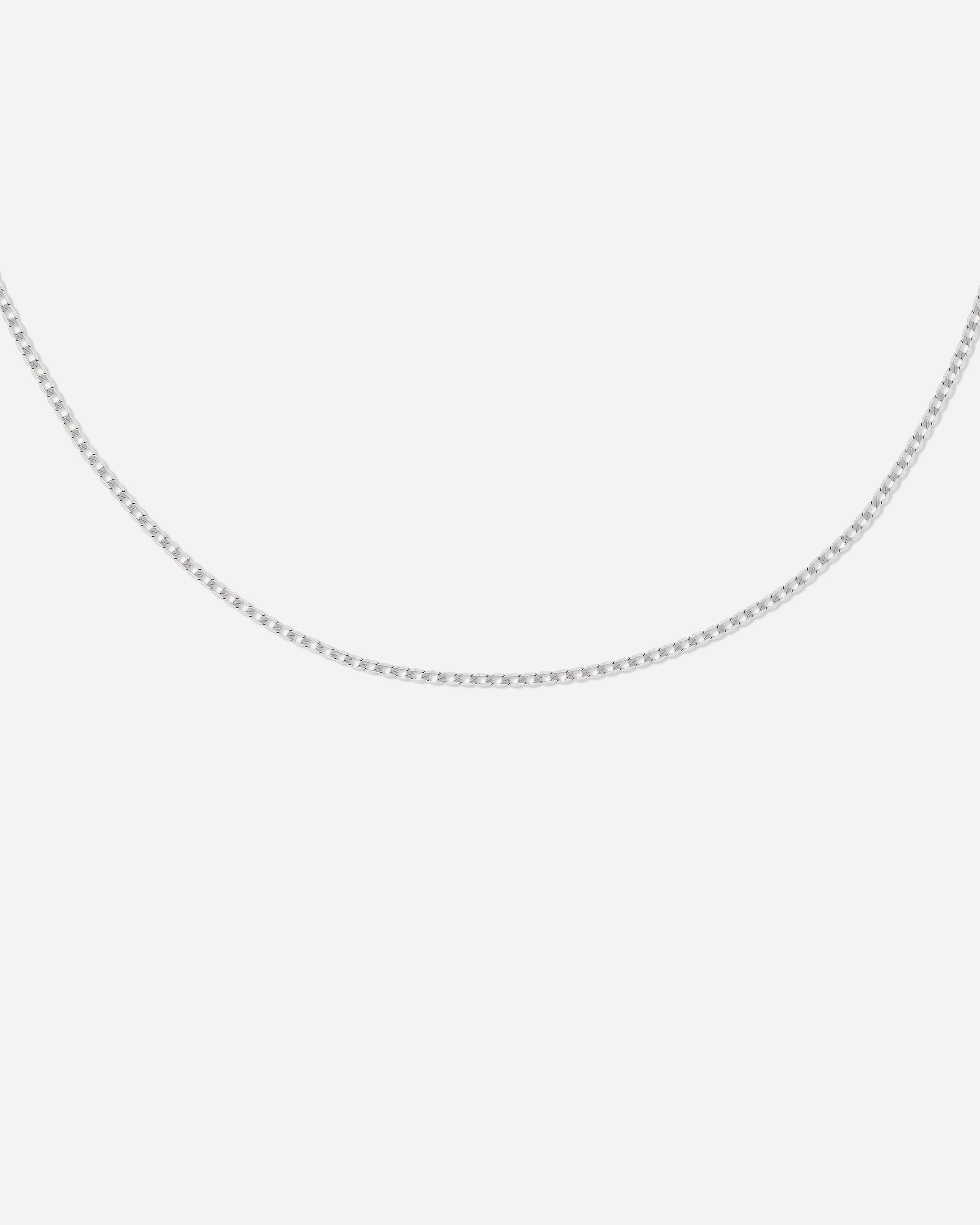 BRUNA The Label Necklace 14k Weißgold / No Gems Lyon 14k Gold Necklace