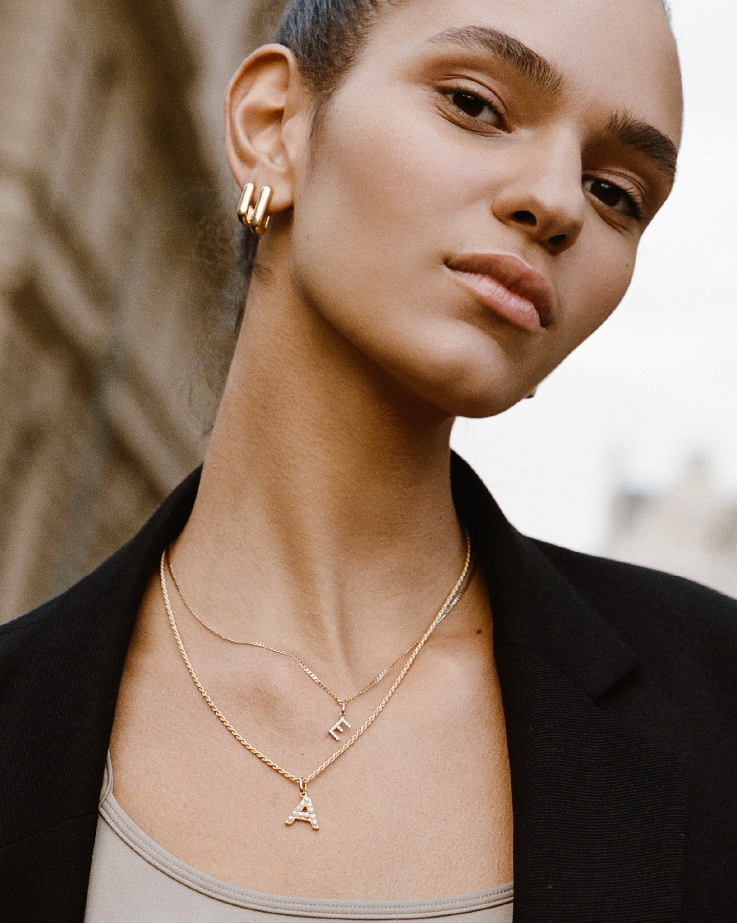 BRUNA The Label Necklace Lyon 14k Gold Necklace