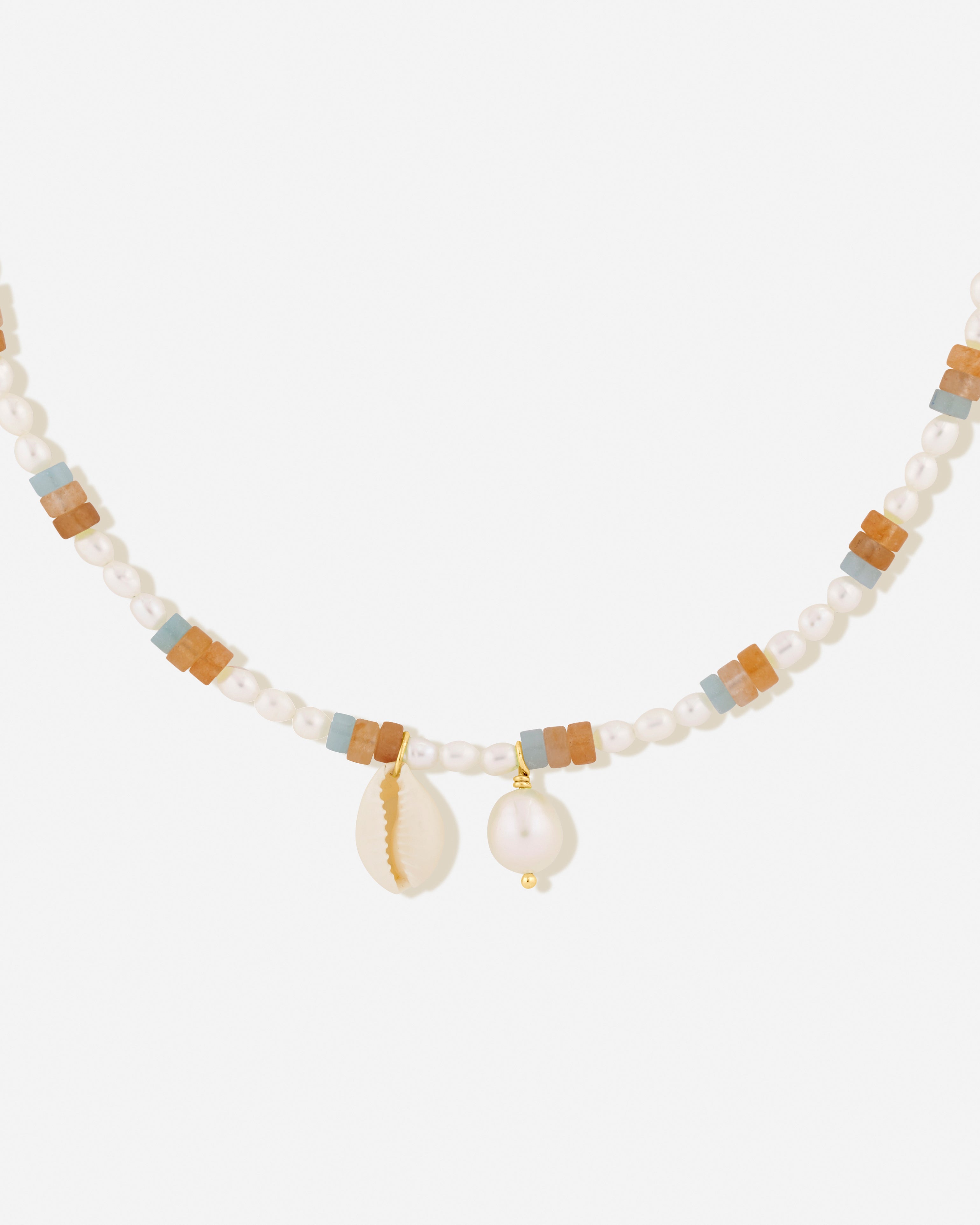 Bruna The Label Necklace 18k Gold Vermeil / Perlen Mare Necklace