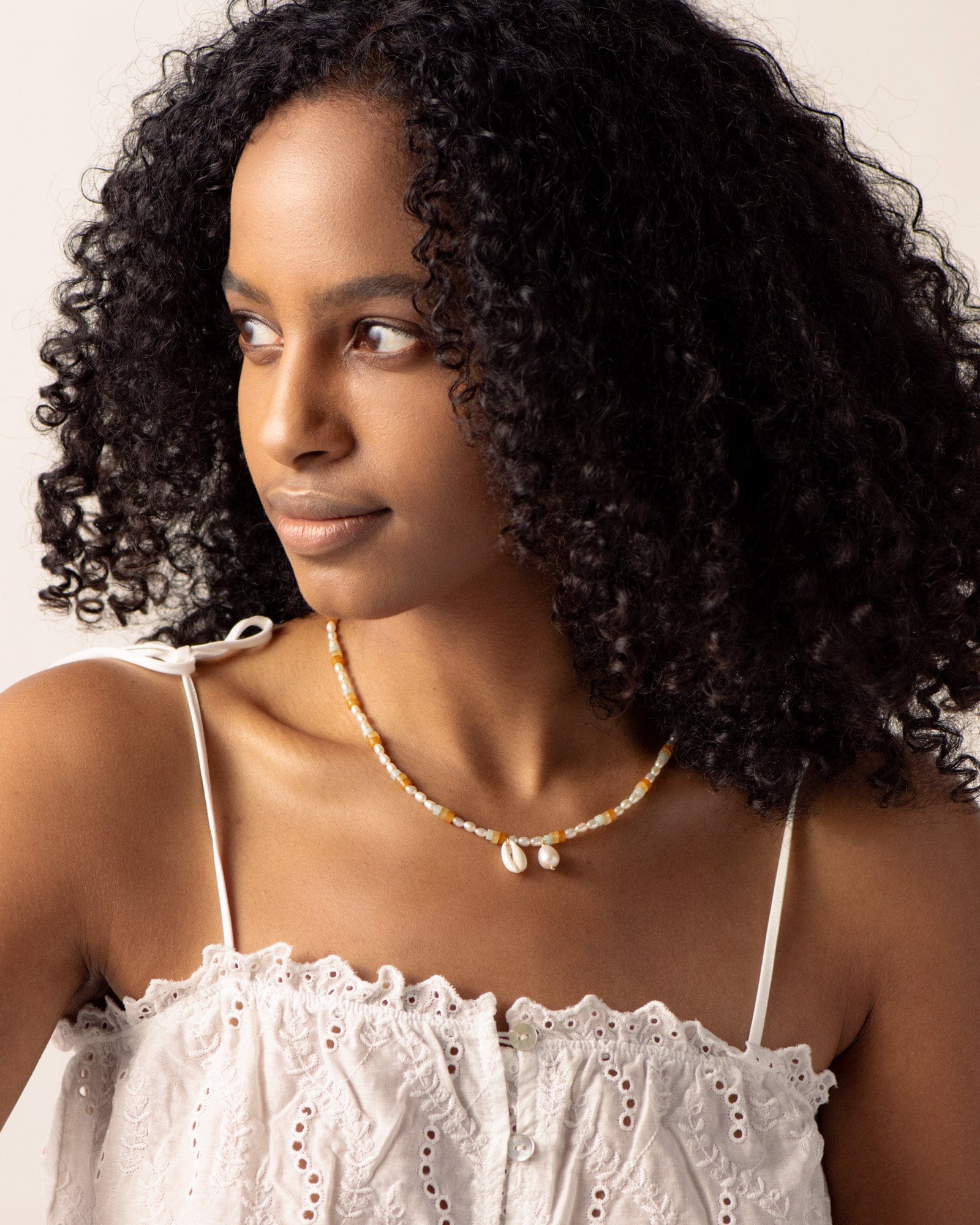 Bruna The Label Necklace 18k Gold Vermeil / Perlen Mare Necklace