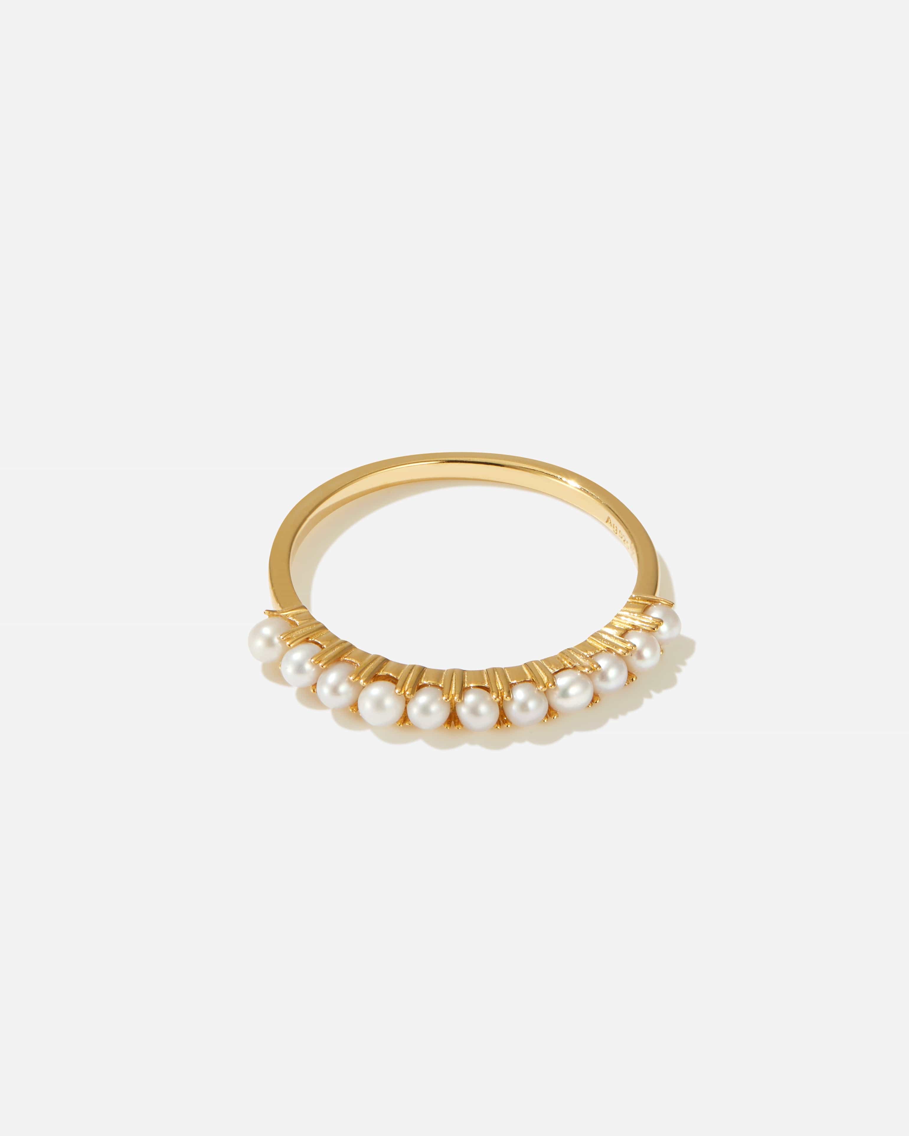BRUNA The Label Ring 18k Gold Vermeil / 52 / Perlen Marino Ring