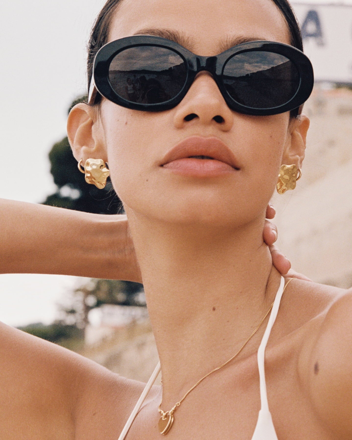 BRUNA The Label Earrings Mimosa Medium Hoops