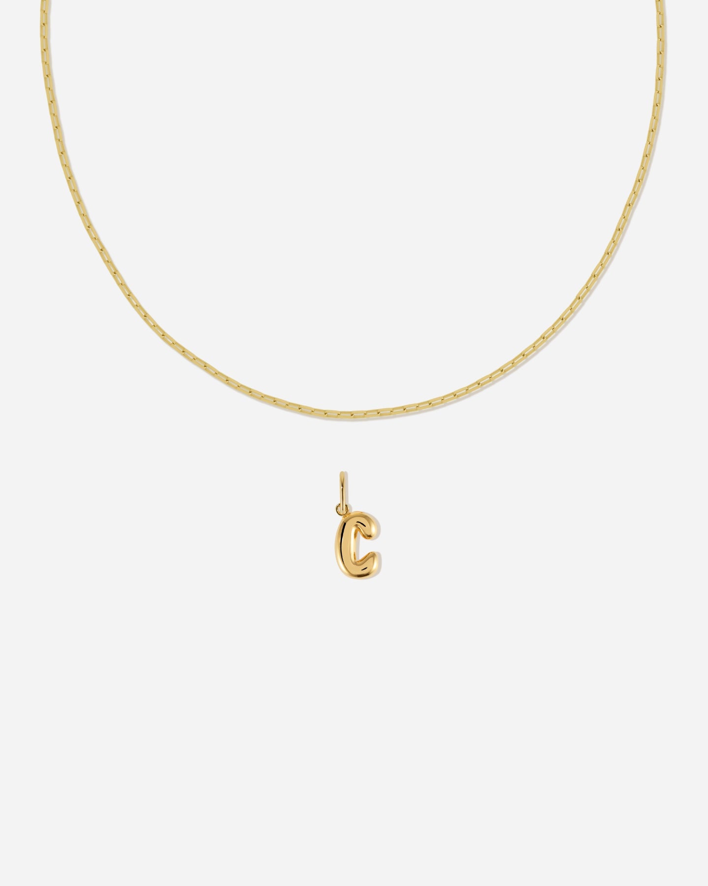 BRUNA The Label Sets C / 18k Gold Vermeil Nîmes Bubble Letter Set