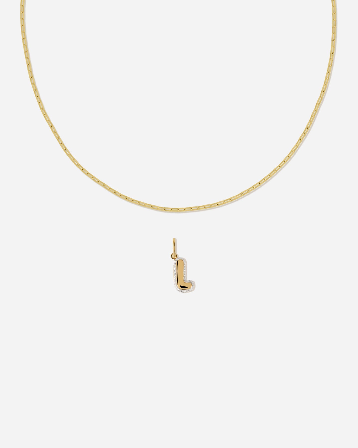 BRUNA The Label Sets L / 18k Gold Vermeil / Topaz Nîmes Bubble Letter Topaz Set