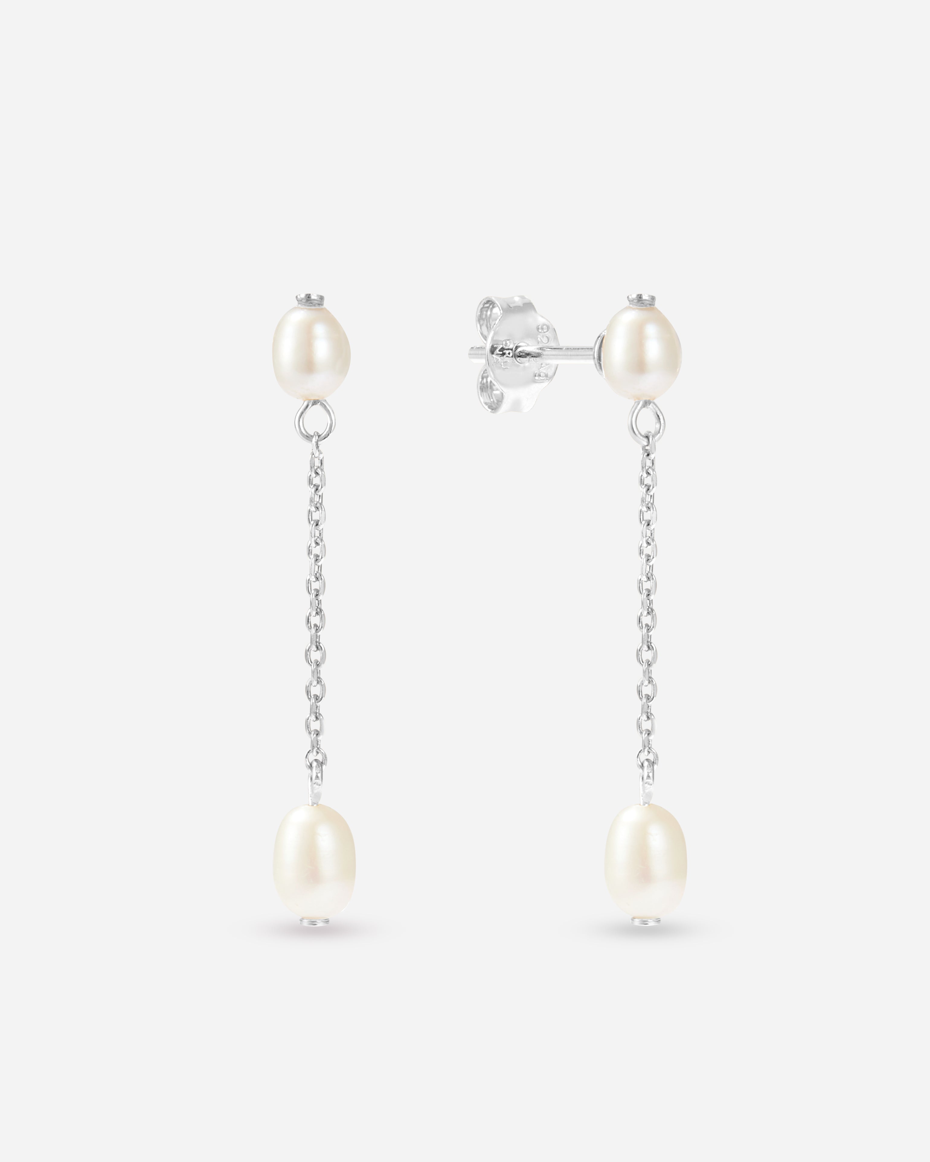 BRUNA The Label Earrings 925 Sterling Silber / Perlen Paloma Short Earrings