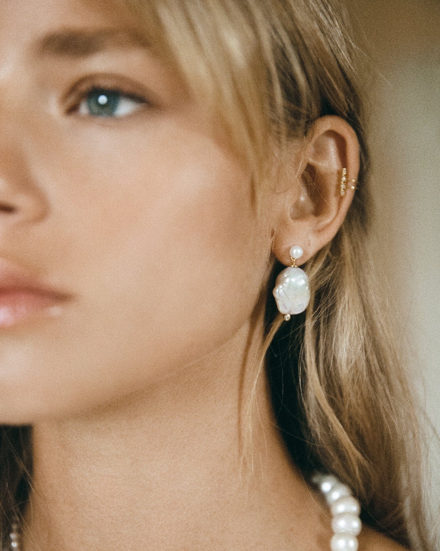 BRUNA The Label Earrings 18k Gold Vermeil / Perlen Pamplona Earrings