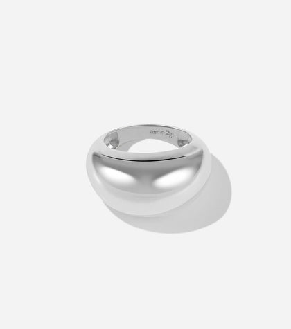 BRUNA The Label Ring 925 Sterling Silber / 52 Peony Bold Ring