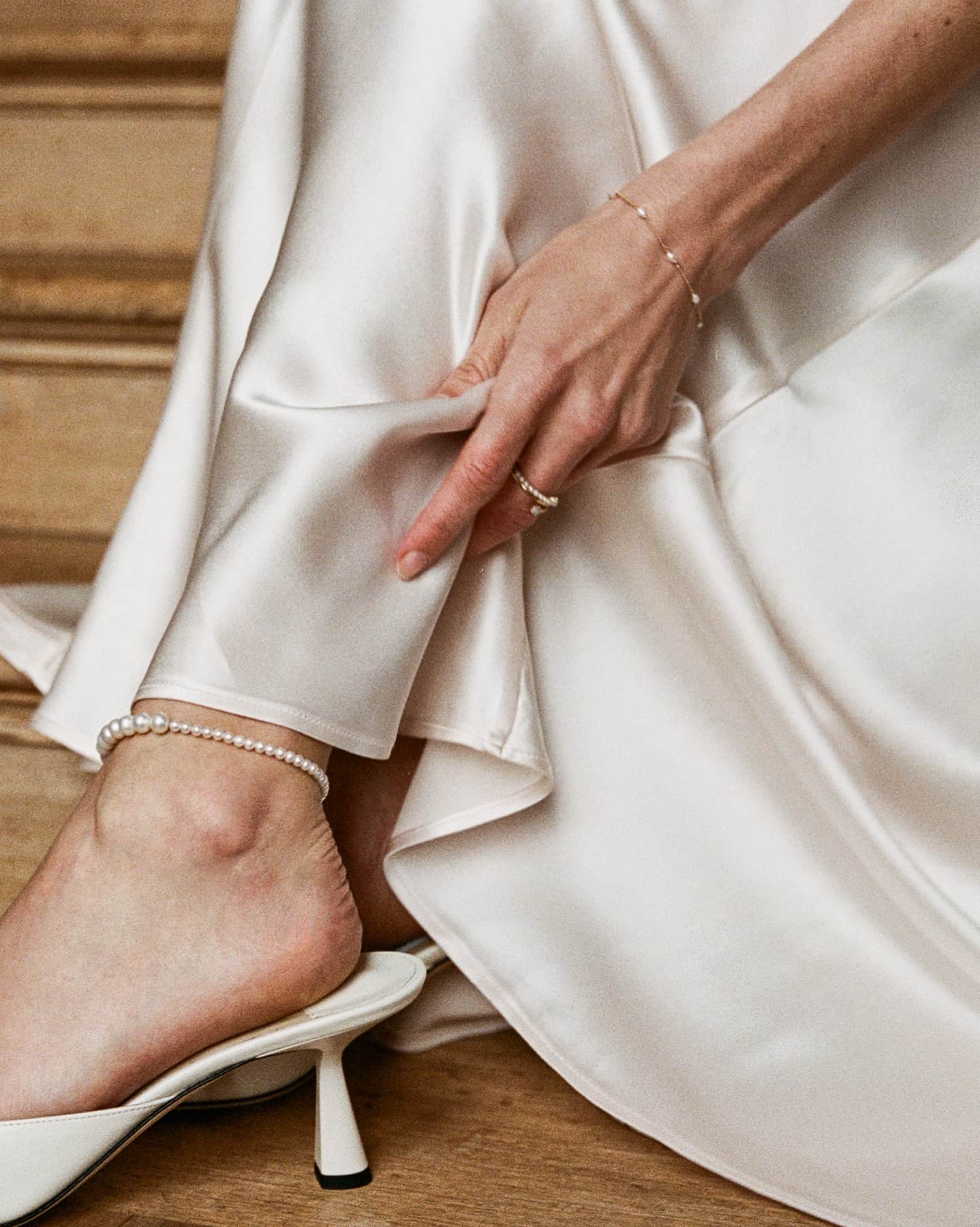 BRUNA The Label Bracelet 14k Massivgold / Perlen Portofino 14k Gold Bracelet