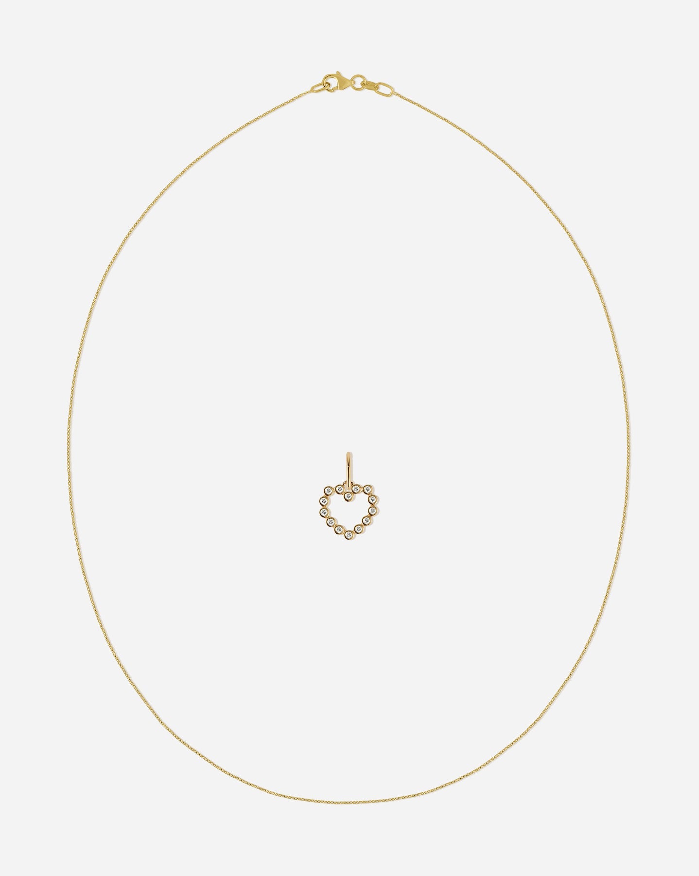 BRUNA The Label Sets 14k Massivgold / Laborgezüchtete Diamanten Promesse Charm Set