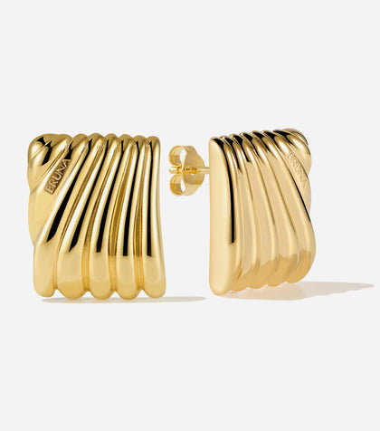 BRUNA The Label Earrings 18k Gold Vermeil Romea Earrings