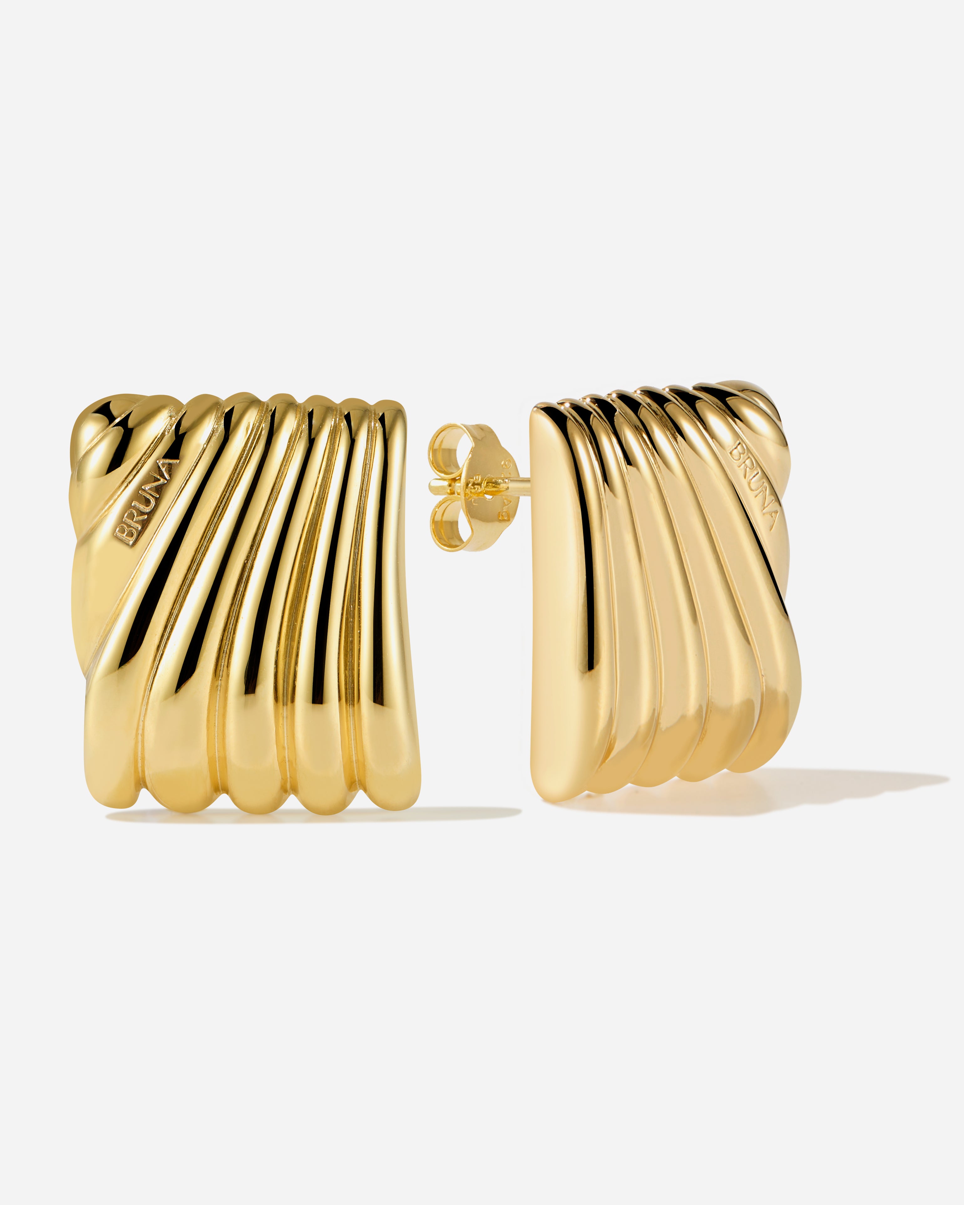 BRUNA The Label Earrings 18k Gold Vermeil Romea Earrings