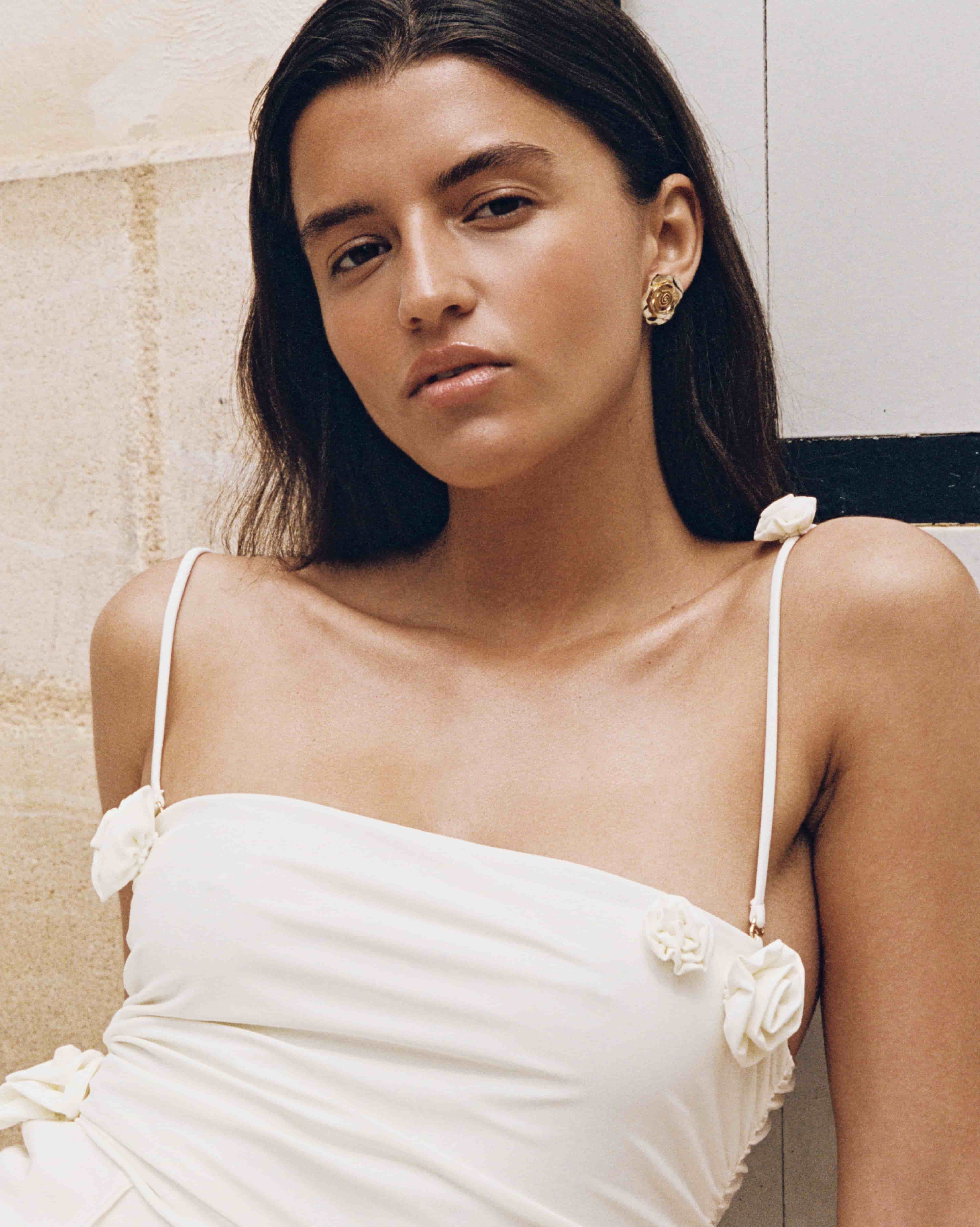 BRUNA The Label Earrings Rose Large Earrings