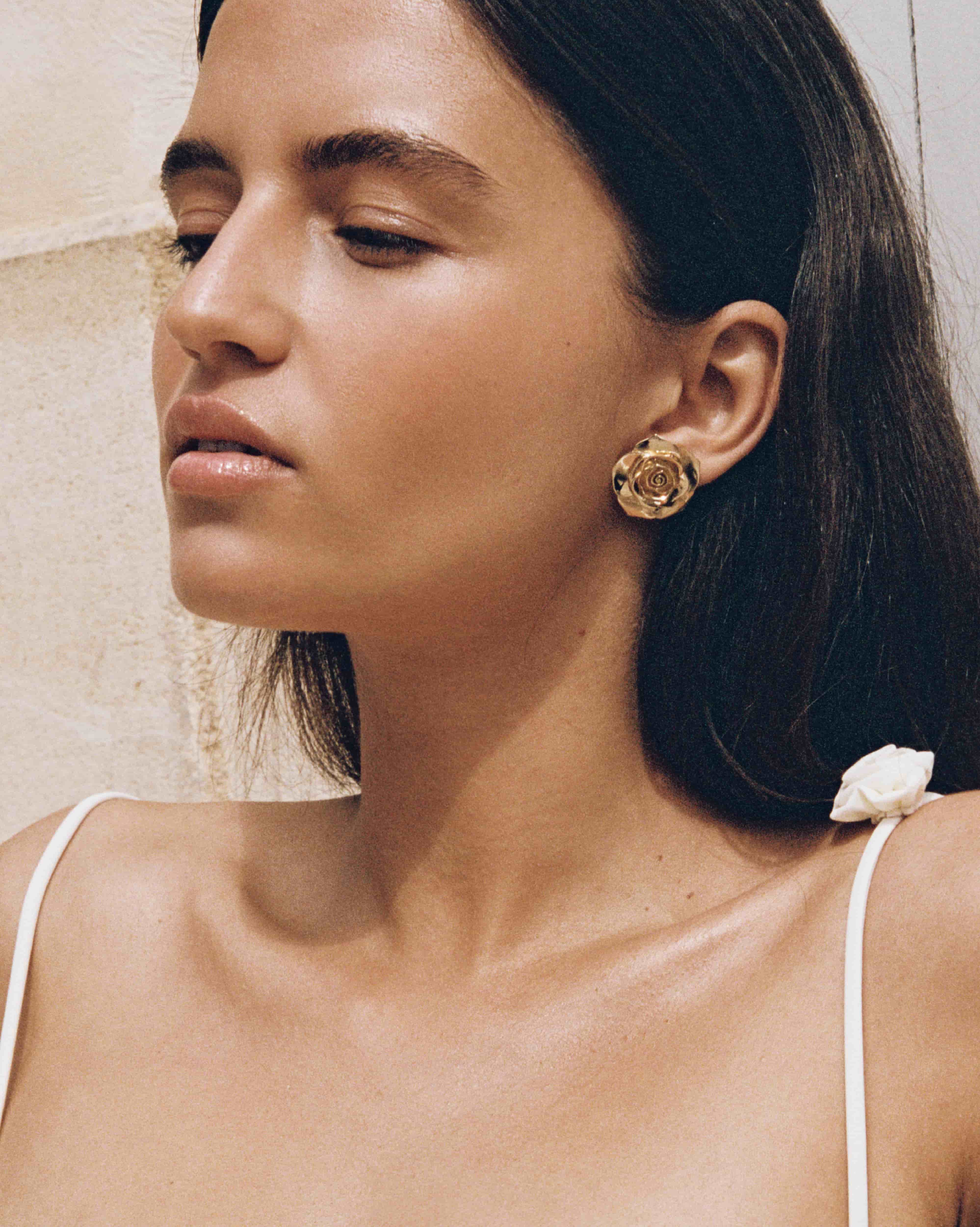 BRUNA The Label Earrings Rose Large Earrings