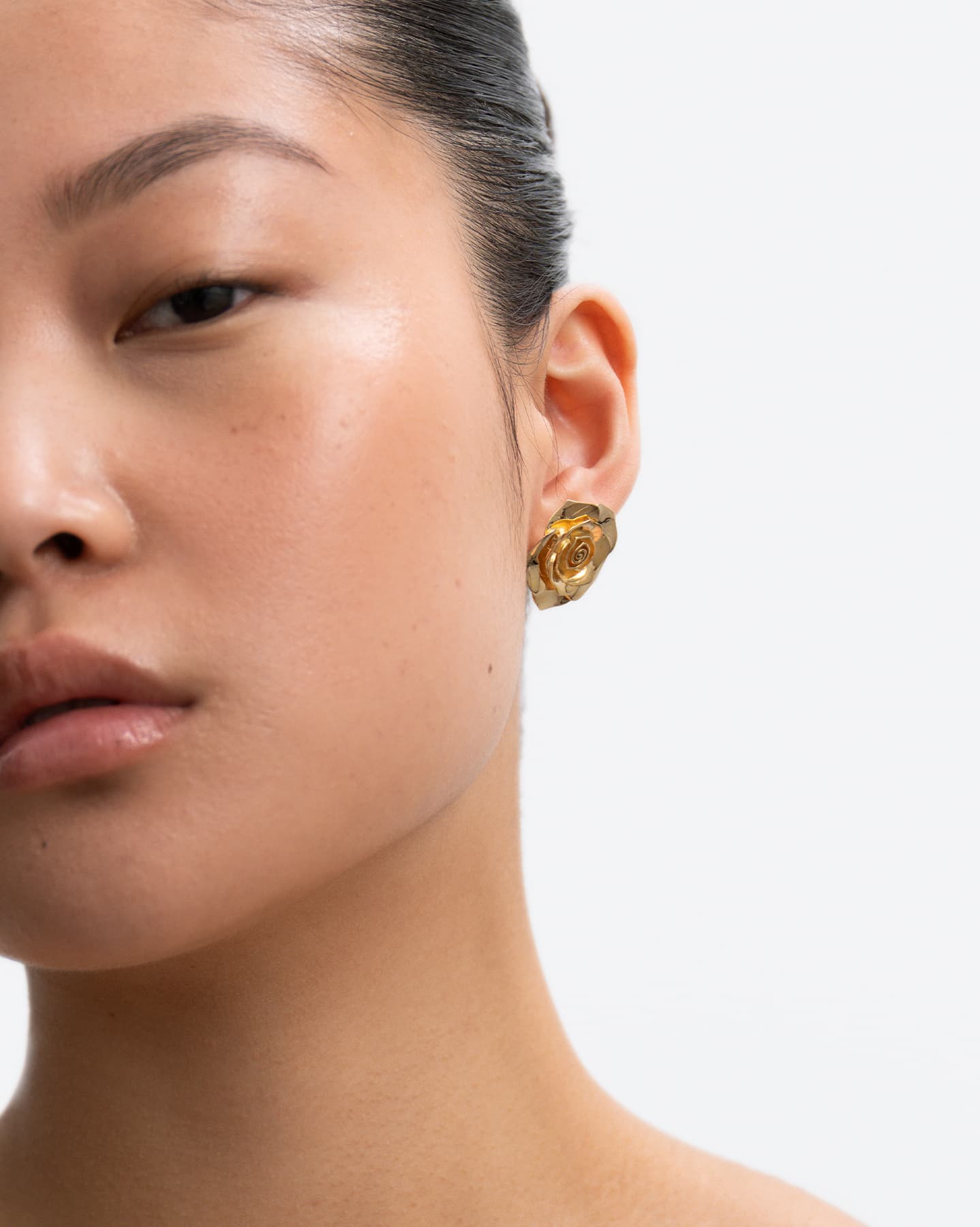 BRUNA The Label Earrings Rose Large Earrings
