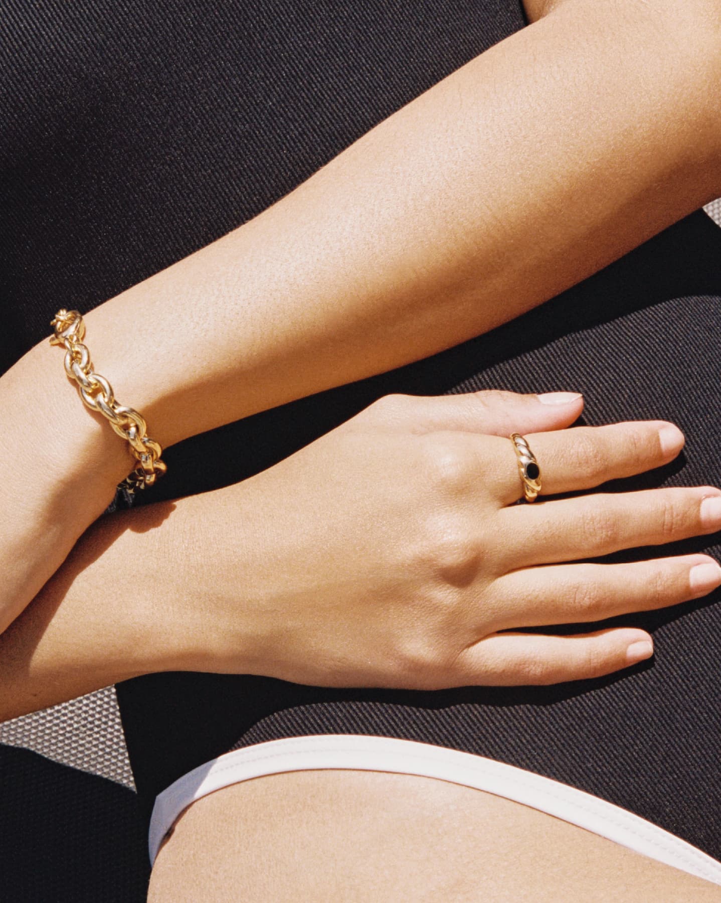 BRUNA The Label Ring Roussillon Onyx Ring