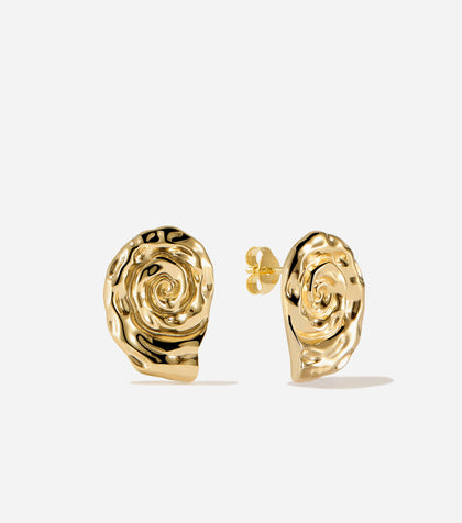 BRUNA The Label Earrings 18k Gold Vermeil Saint-Malo Mini Earrings
