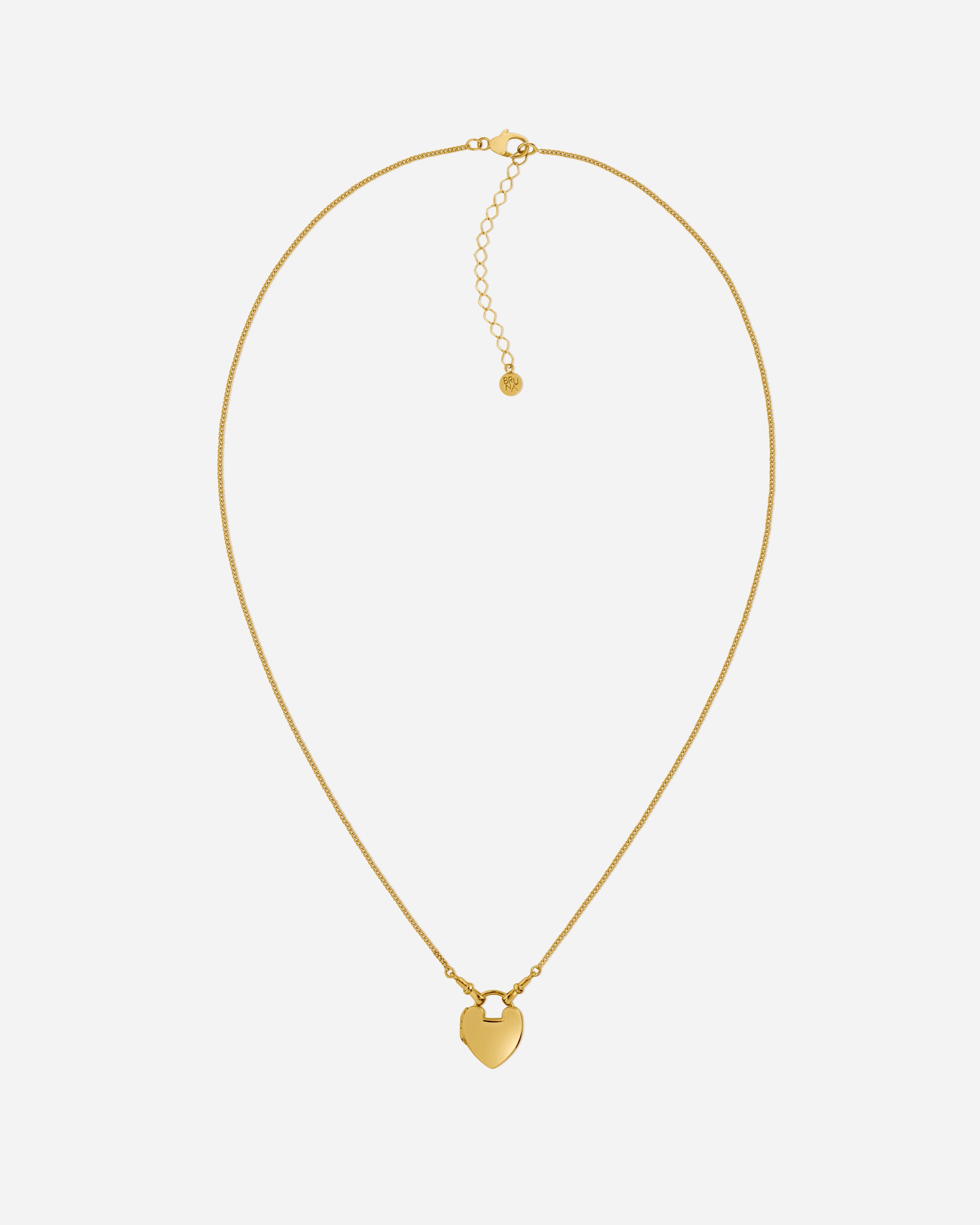 BRUNA The Label Necklace 18k Gold Vermeil Saint-Valentin Necklace