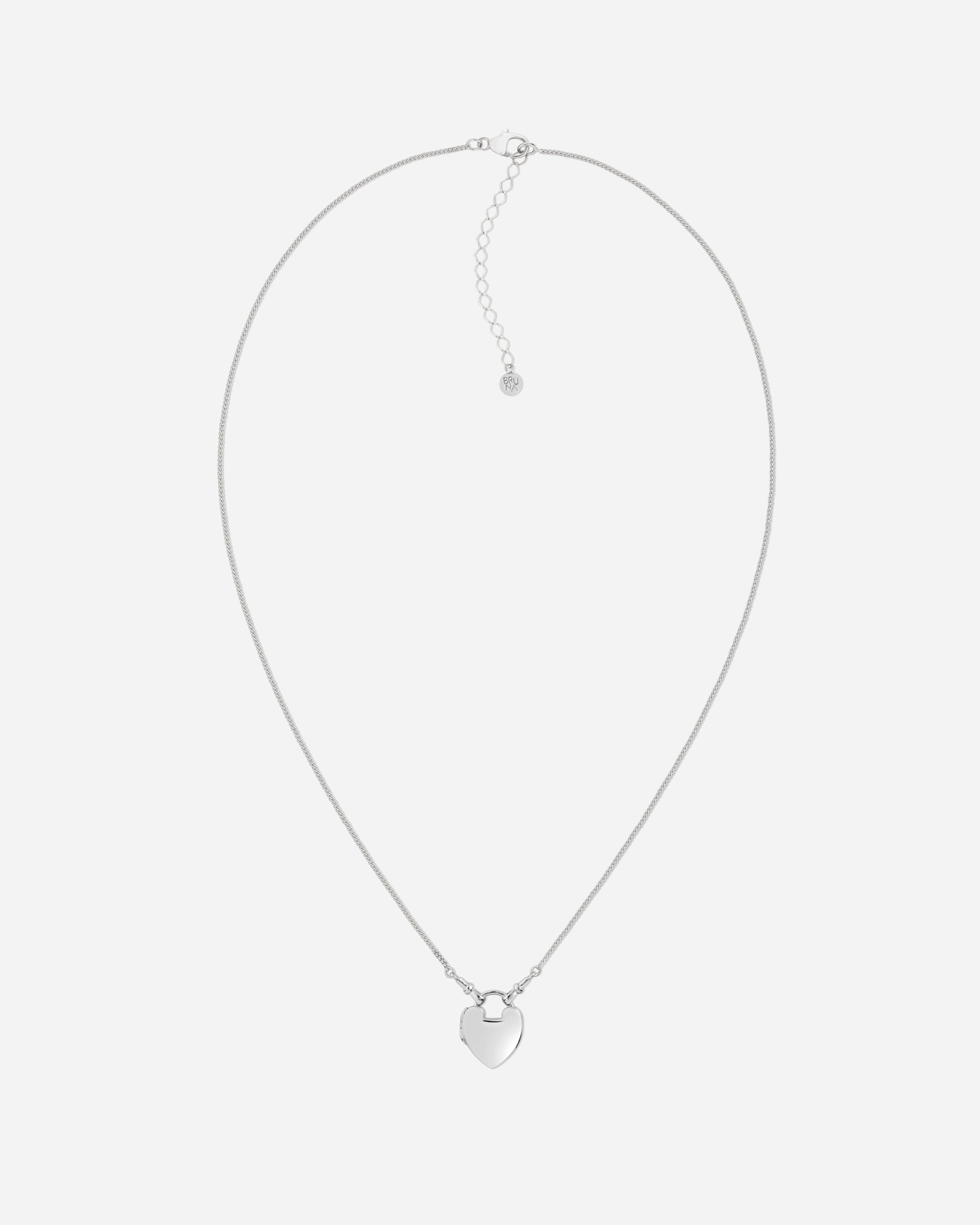 BRUNA The Label Necklace 925 Sterling Silber Saint-Valentin Necklace