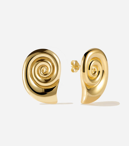 BRUNA The Label Earrings 18k Gold Vermeil Taranto Earrings