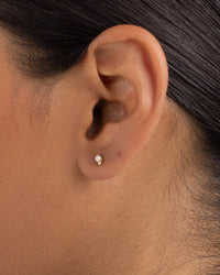 BRUNA The Label Earrings 14k Massivgold / Laborgezüchtete Diamanten Tendresse Studs