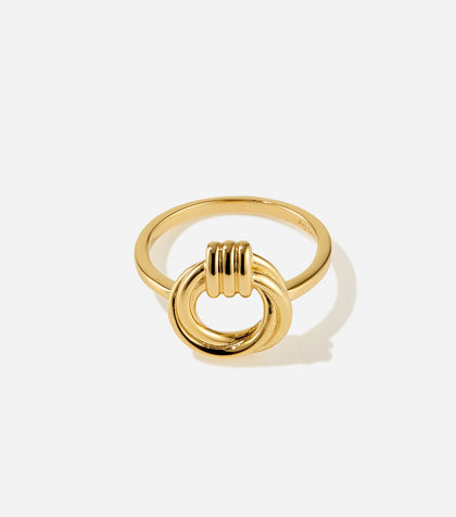 BRUNA The Label Ring 18k Gold Vermeil / 52 Tuscany Loop Ring