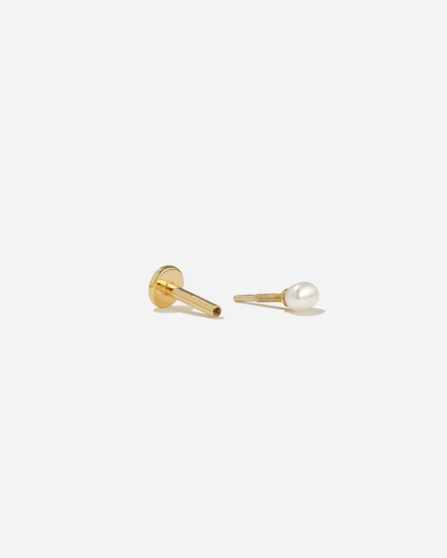 Bruna The Label Piercing 14k Massivgold / Perlen Vendôme Threaded Stud