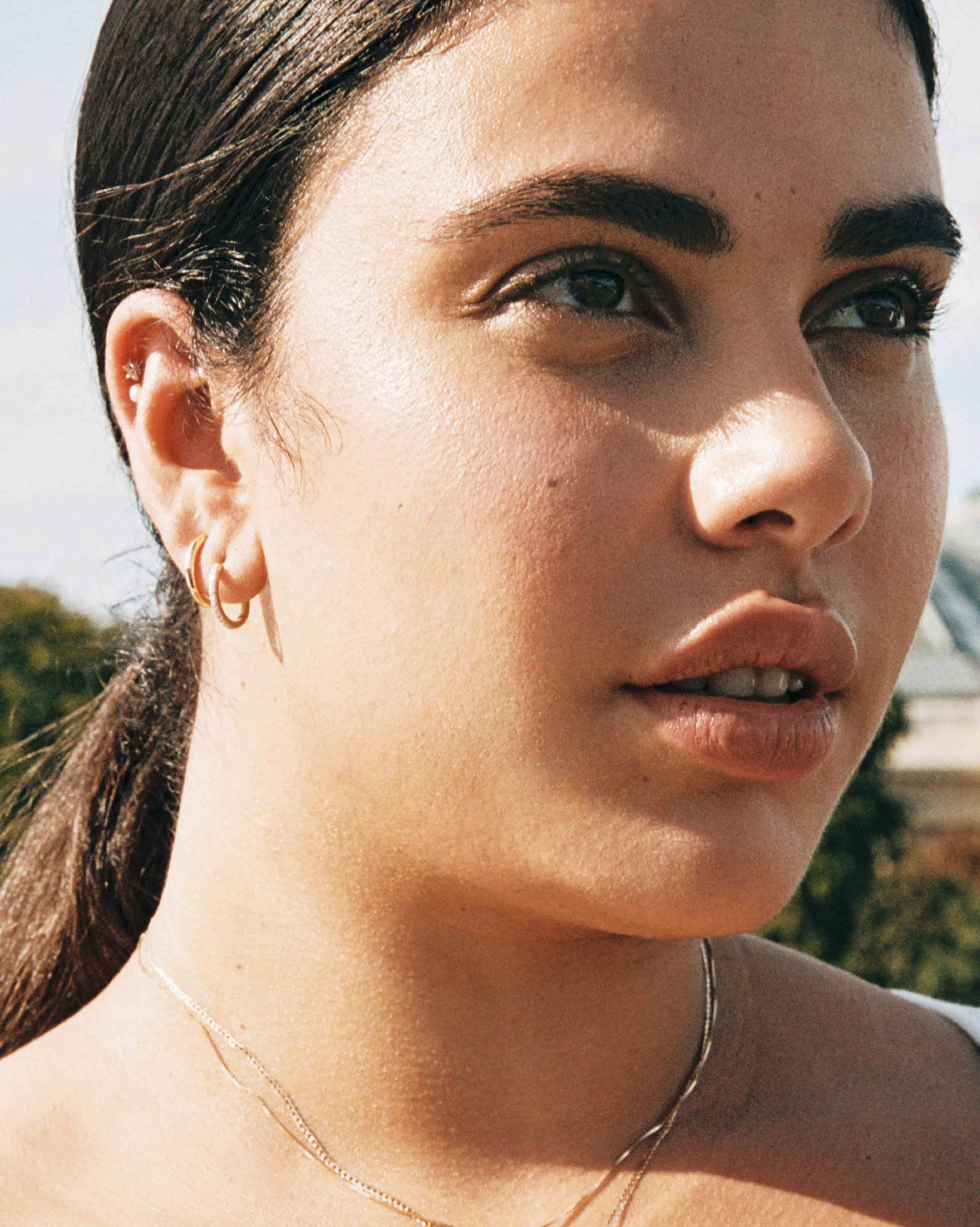 Bruna The Label Piercing 14k Massivgold / Perlen Vendôme Threaded Stud