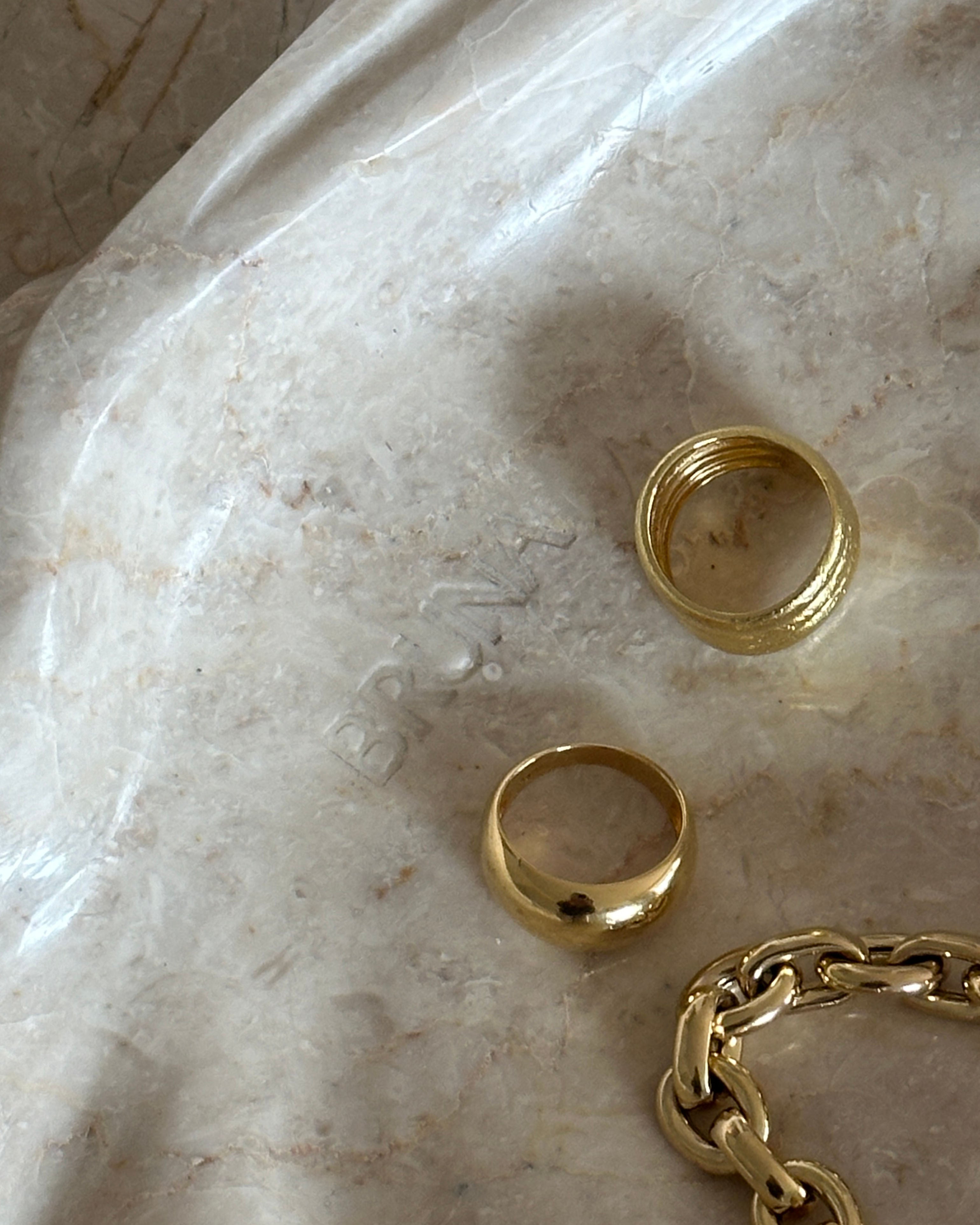 BRUNA The Label Accessoire Venus Marble Tray