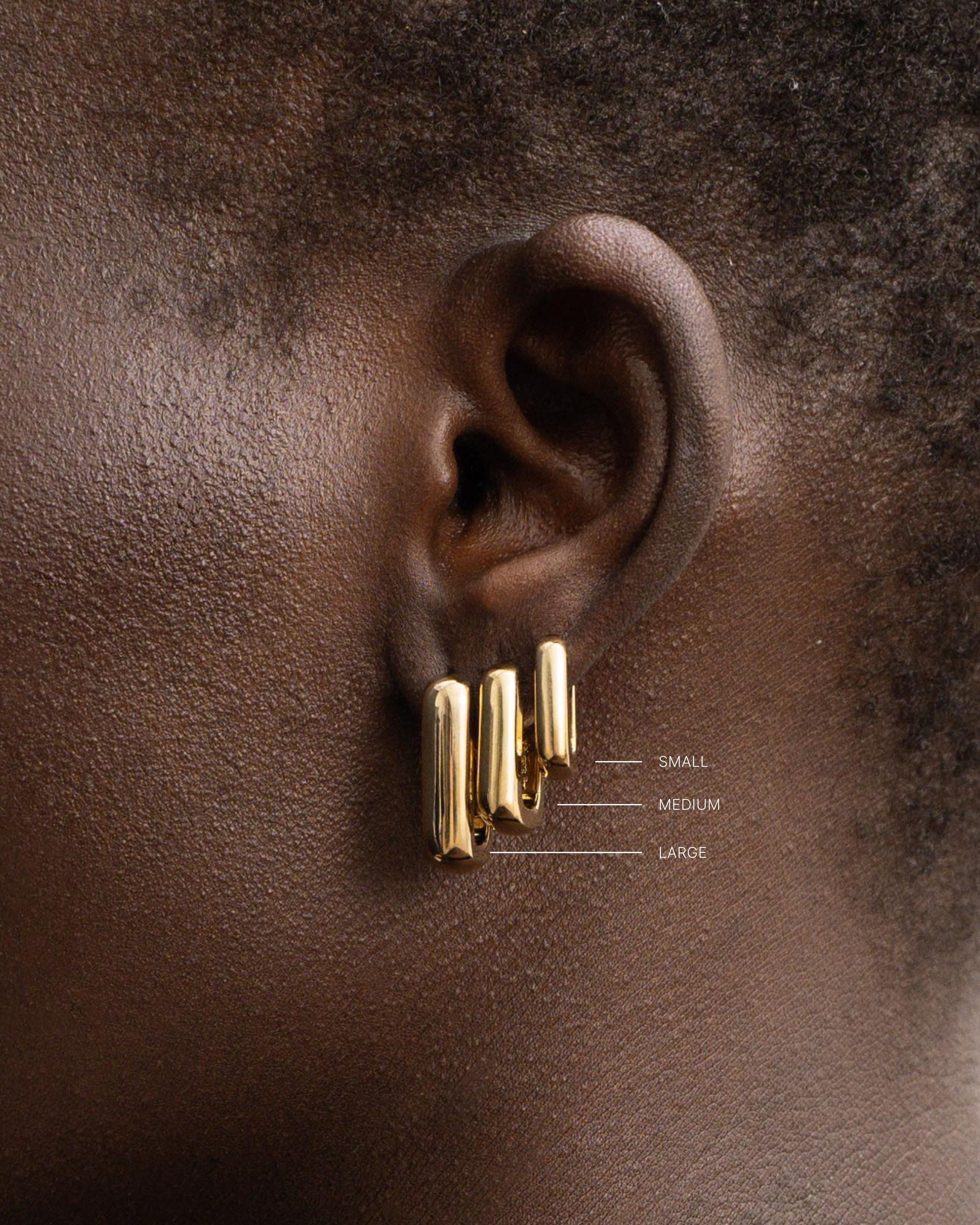 BRUNA The Label Earrings Vicenza Medium Hoops