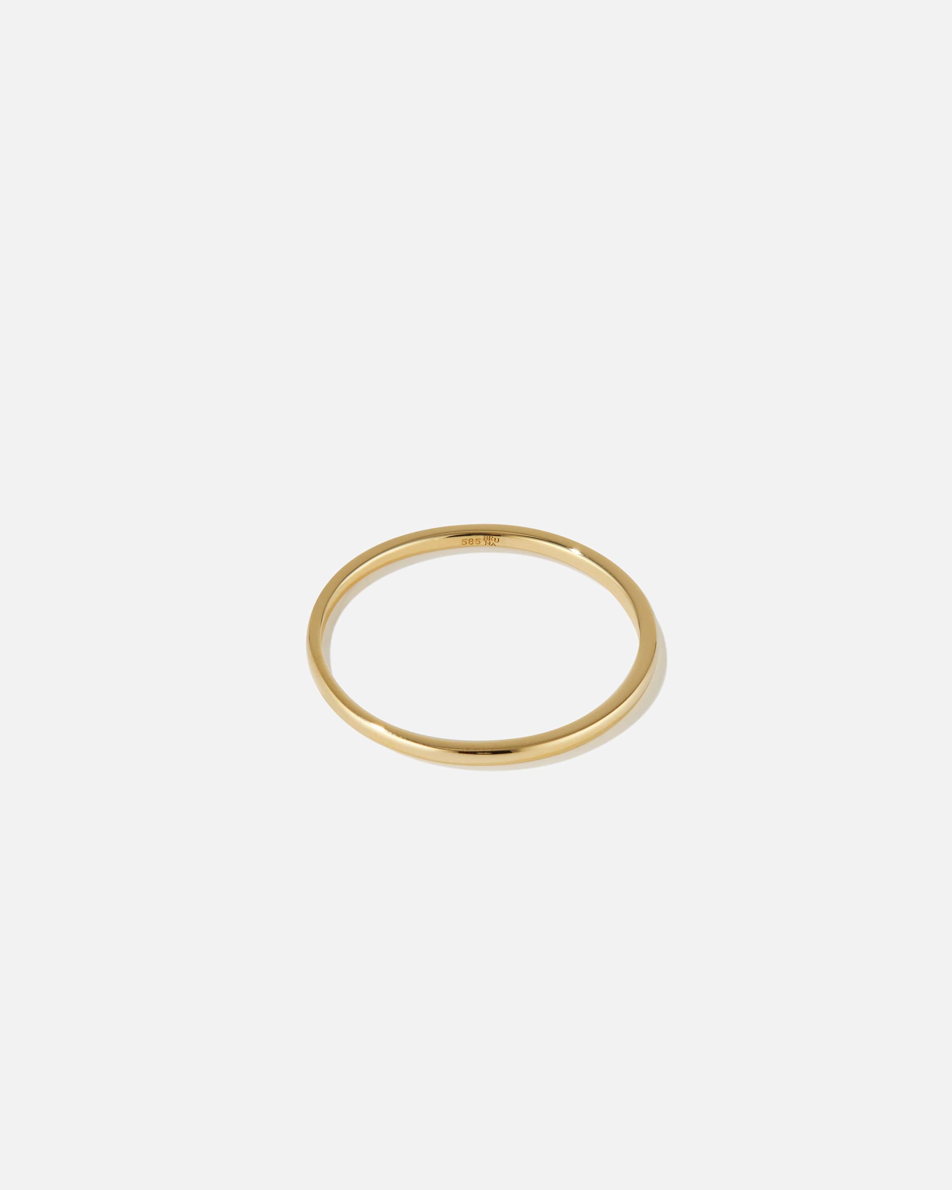 BRUNA The Label Ring 14k Massivgold / 52 / No Gems Alba Ring