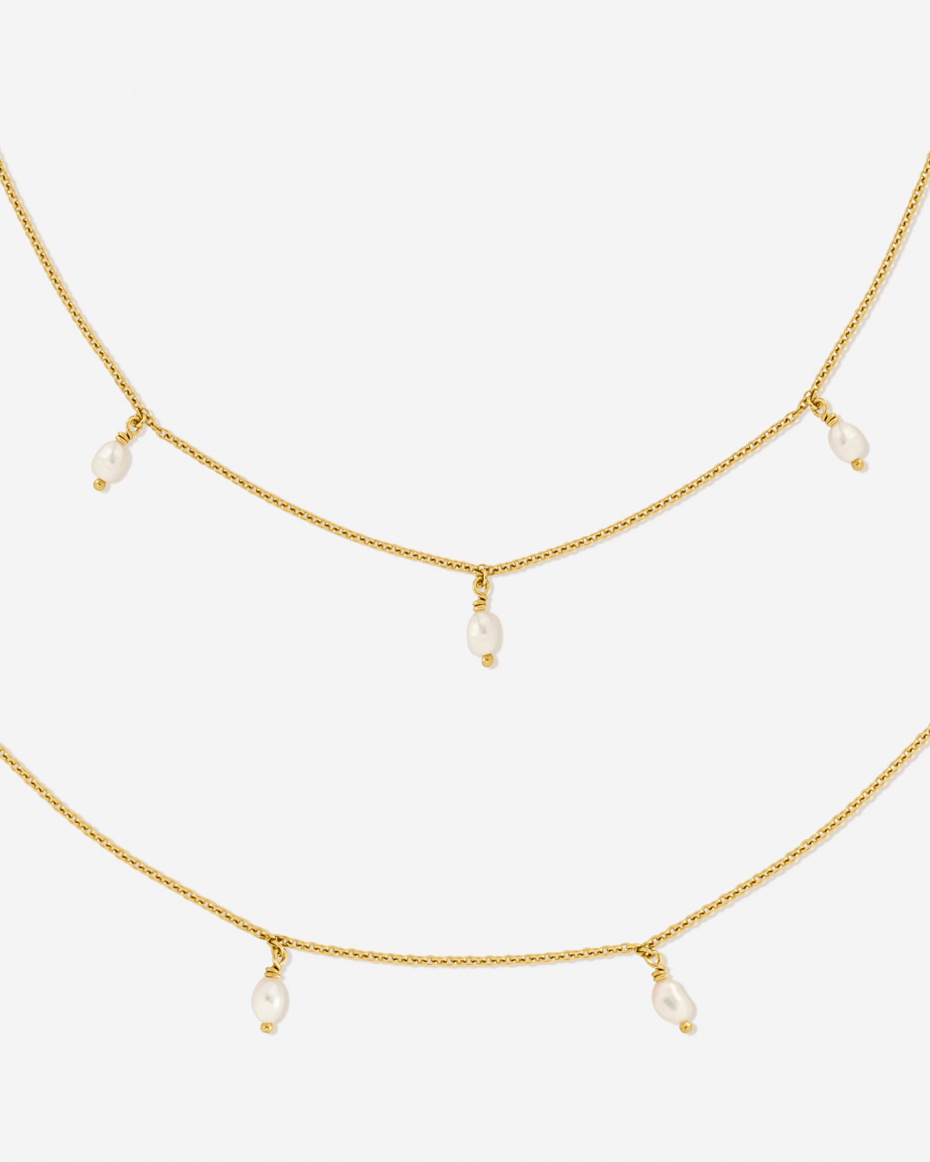 Bruna The Label Necklace 18k Gold Vermeil / Perlen Amalfi Necklace