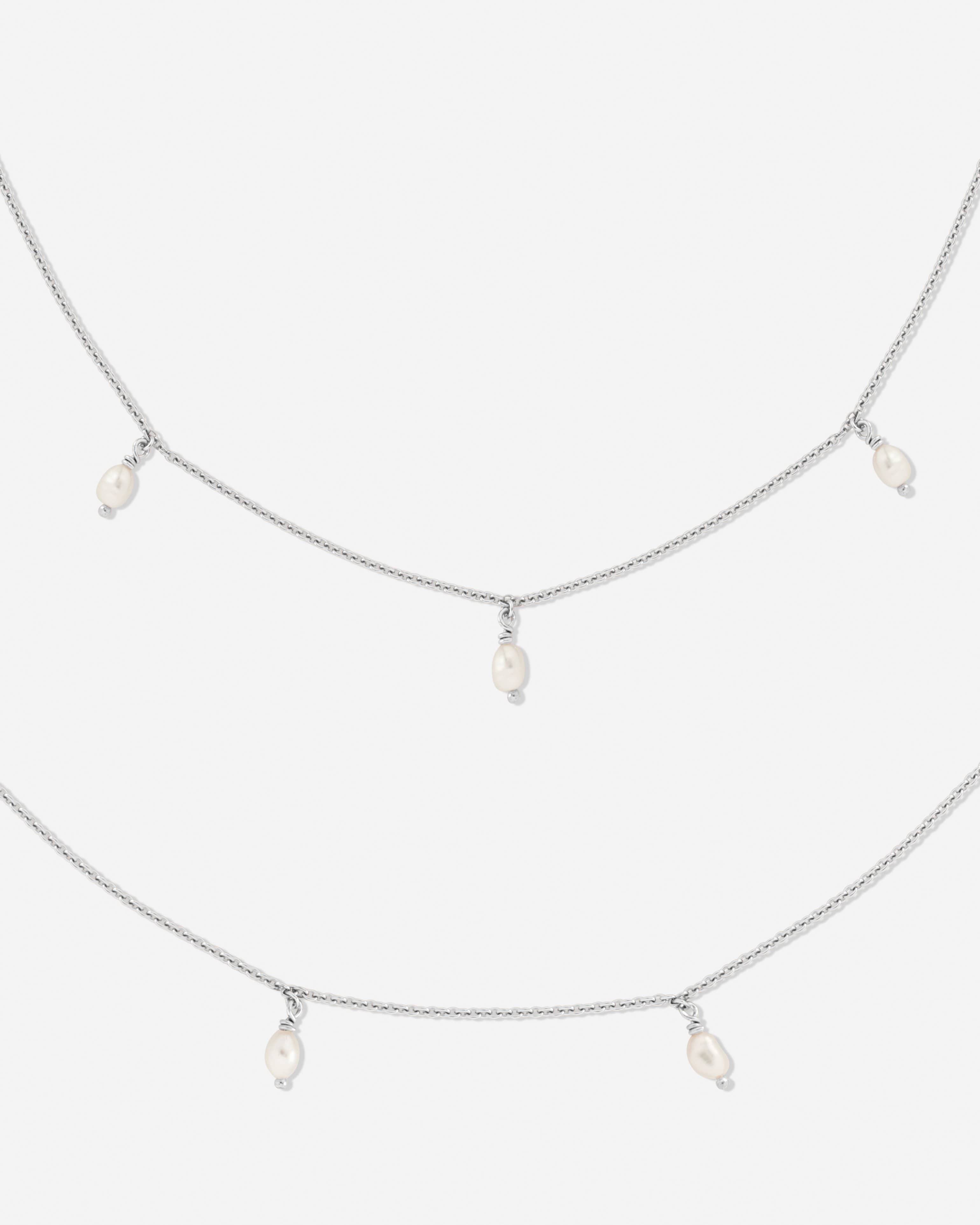 Bruna The Label Necklace 925 Sterling Silber / Perlen Amalfi Necklace