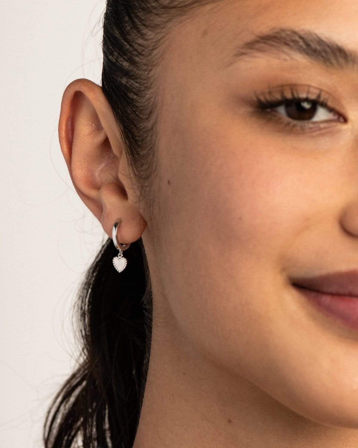 Bruna The Label Earrings Amore Mini Hoops