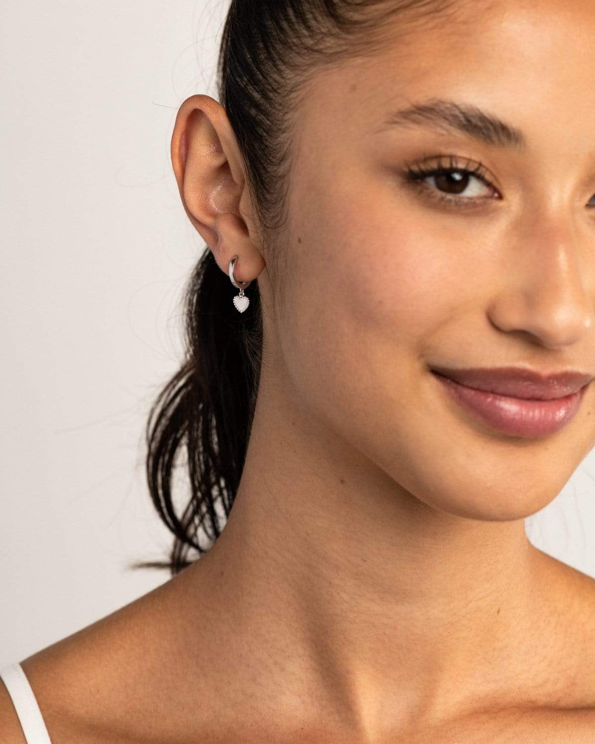 Bruna The Label Earrings Amore Mini Hoops