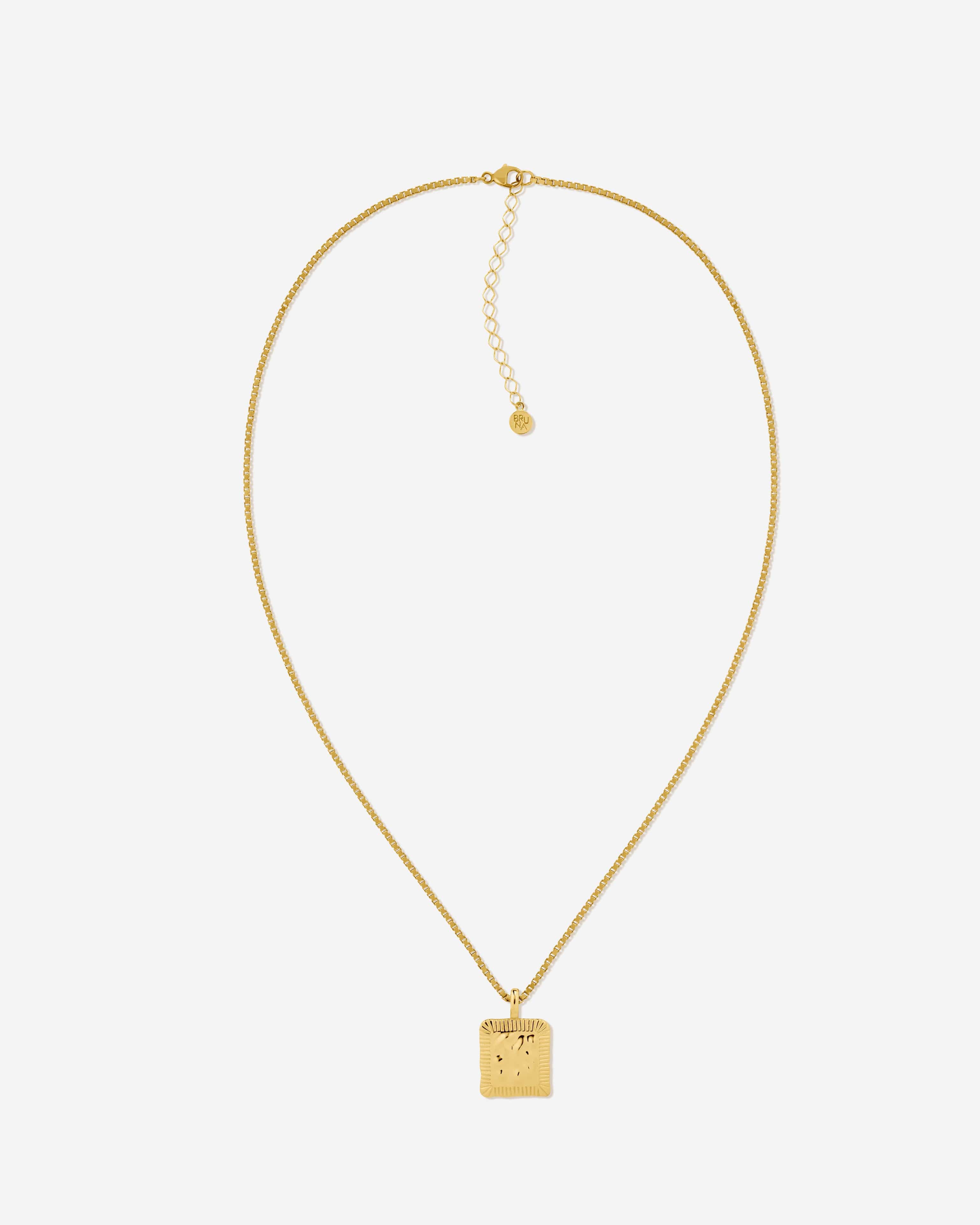 BRUNA The Label Necklace 18k Gold Vermeil / No Gems Ancona Necklace