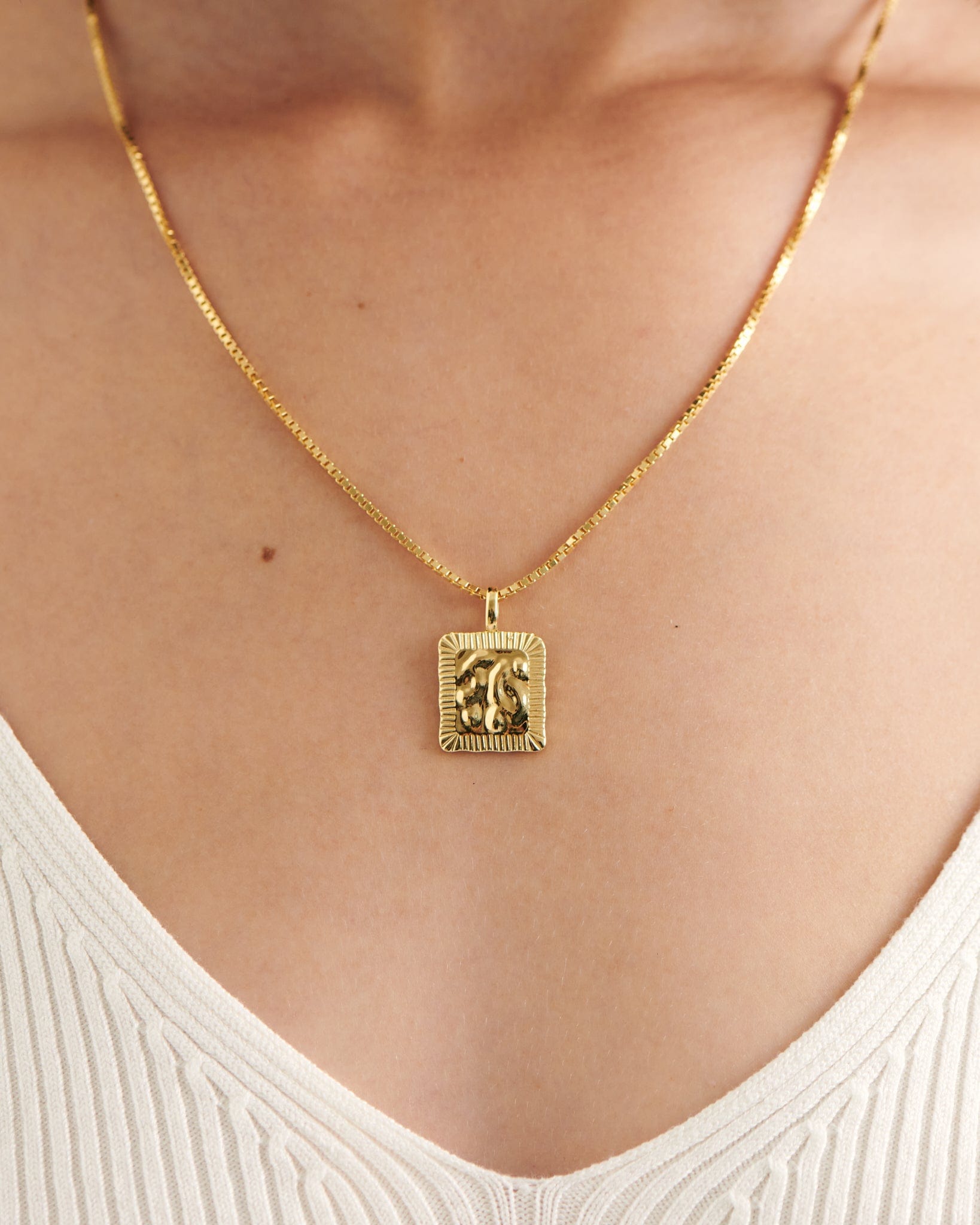 BRUNA The Label Necklace 18k Gold Vermeil / No Gems Ancona Necklace