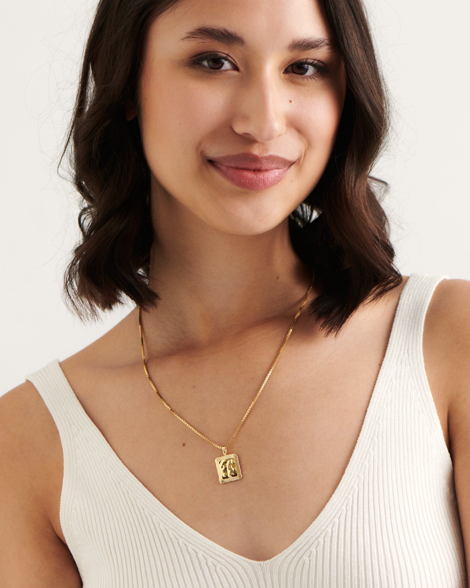 BRUNA The Label Necklace 18k Gold Vermeil / No Gems Ancona Necklace